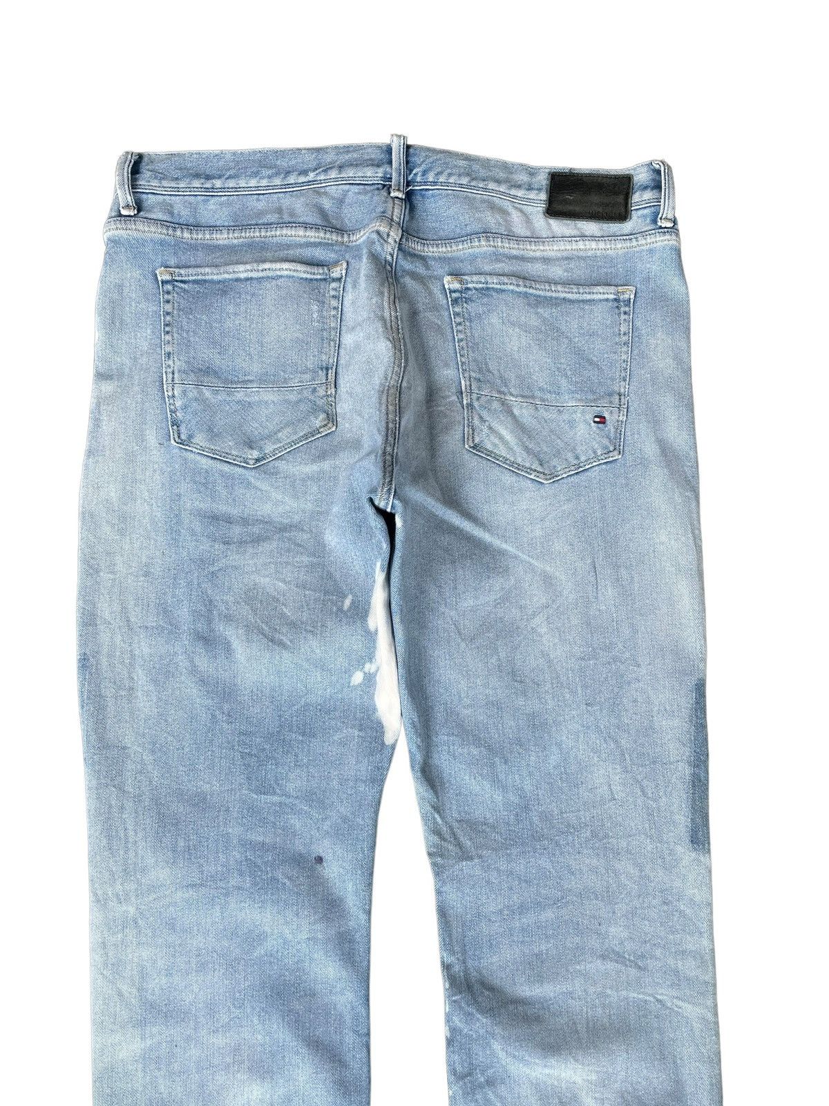 Tommy Hilfiger Tommy Hilfiger Bleached Wash Distressed Patches Style Jeans Size US 34 / EU 50 - 12 Thumbnail