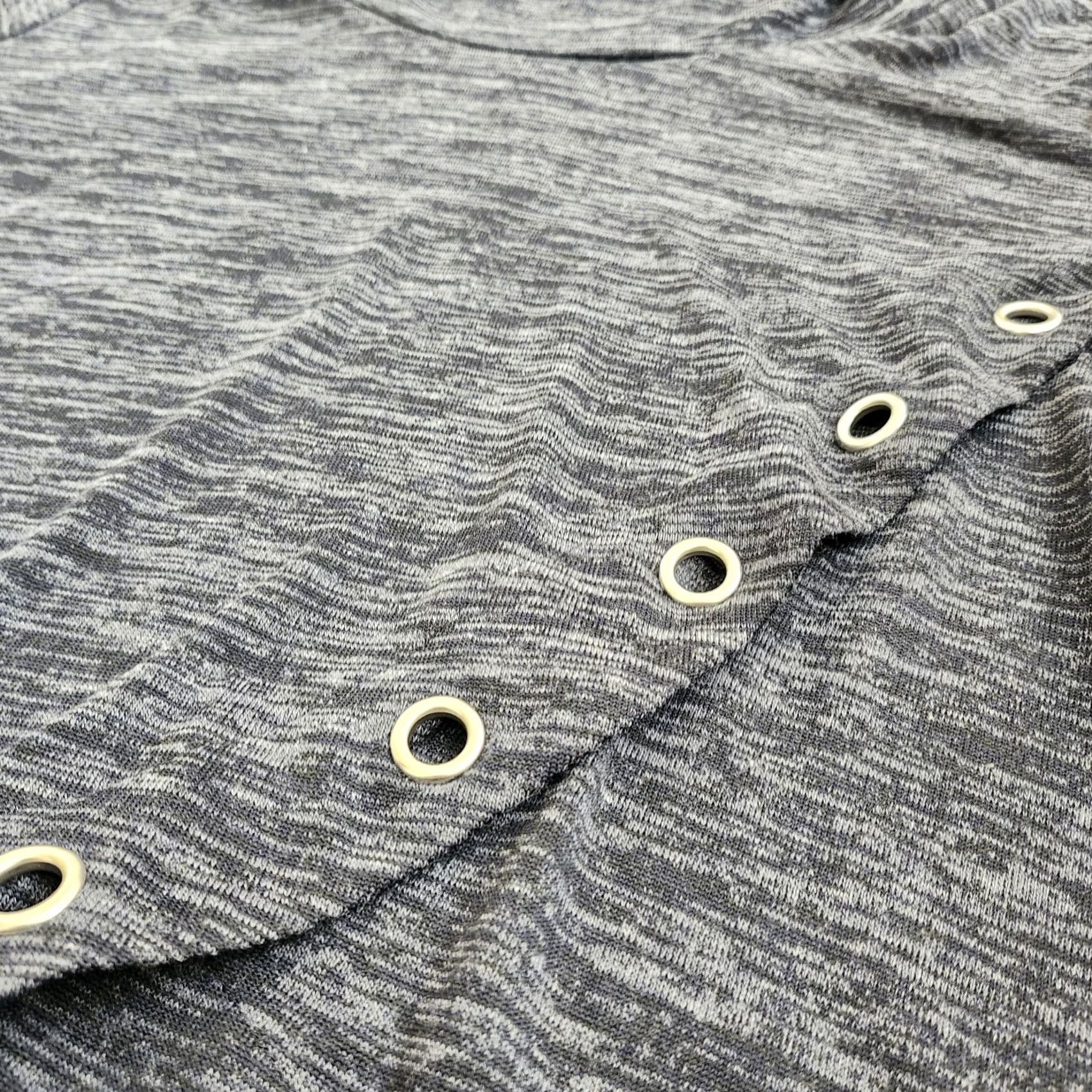 Vintage NY Collection Women's Gray Heathered Cross Over Cowl Neck Blouse - Size 3X Size XXL / US 16-18 / IT 52-54 - 7 Thumbnail