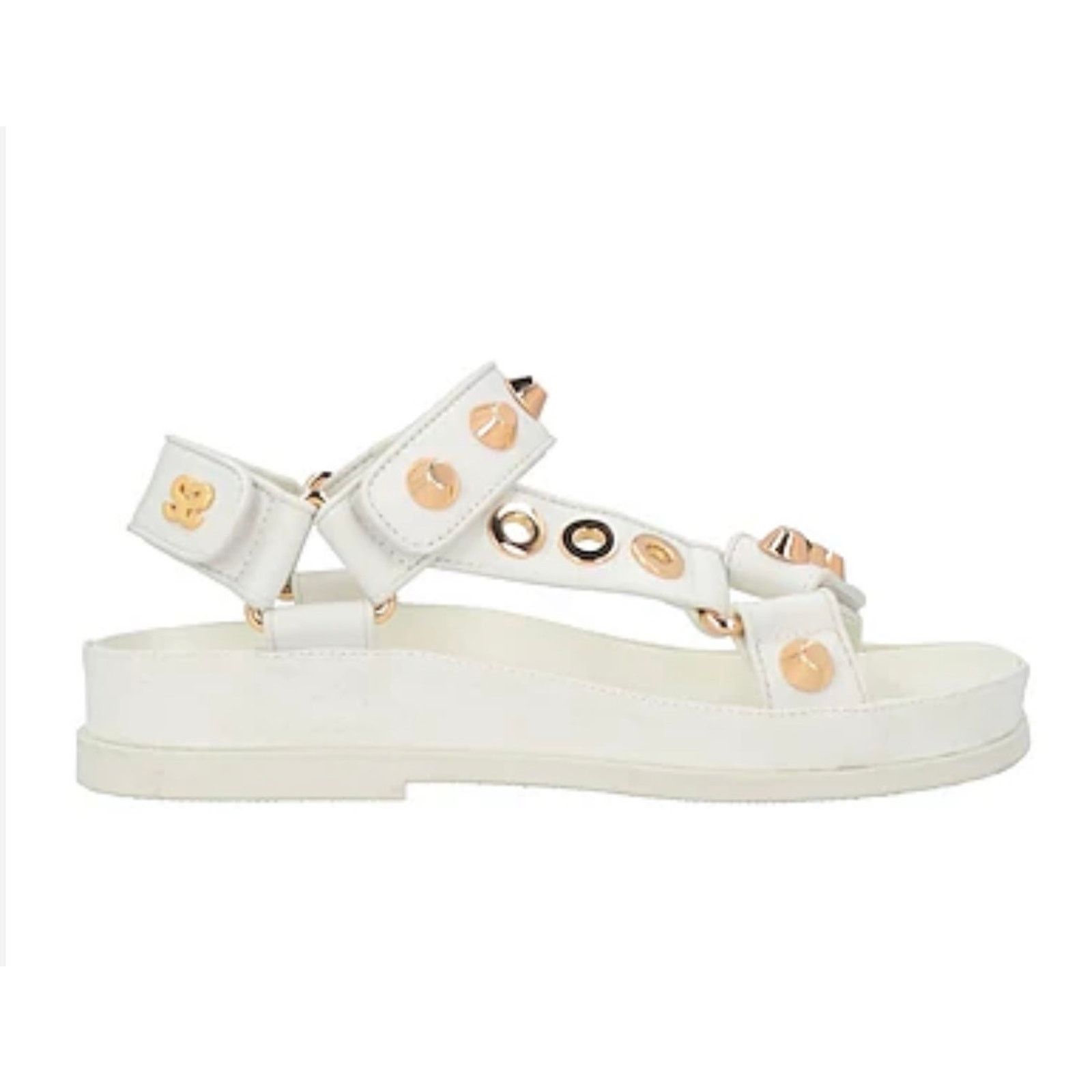 Sandro NEW Sandro Embellished Elympia leather sandals White 36/ 5.5 Size US 5.5 / IT 35.5 - 2 Thumbnail