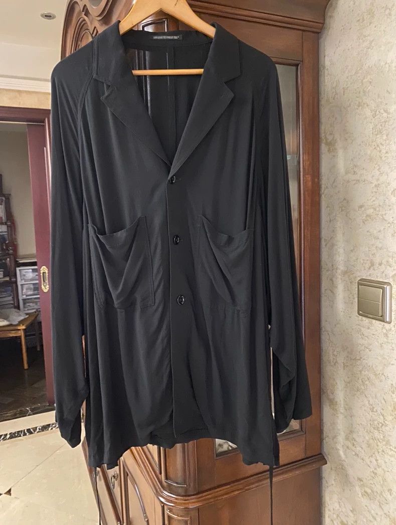 Yohji Yamamoto Yohji Yamamoto 17 aw Ribbon Silk Multi-Pocket Jacket 2504-N Size US M / EU 48-50 / 2 - 1 Thumbnail