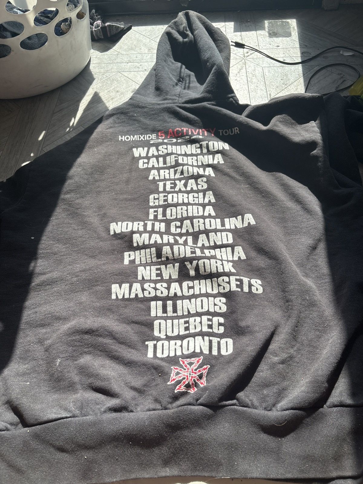 HXG Homixide gang tour hoodie Size US S / EU 44-46 / 1 - 1 Thumbnail