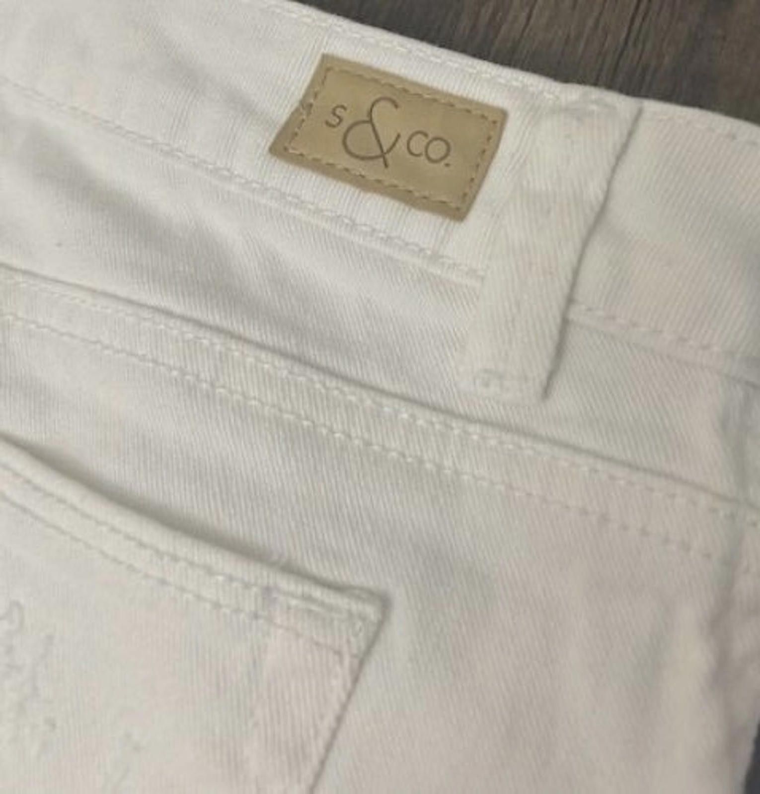 Cobra S.C. S & Co. Skinny Low Rise White Jeans Size 14 With Size 36" / US 14 / IT 50 - 5 Thumbnail