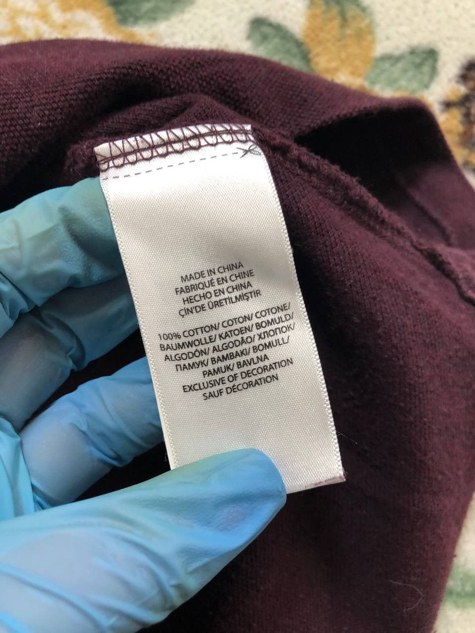 Polo Ralph Lauren Ralph Lauren Custom Slim Polo T Shirt Burgundy Size US XL / EU 56 / 4 - 3 Thumbnail