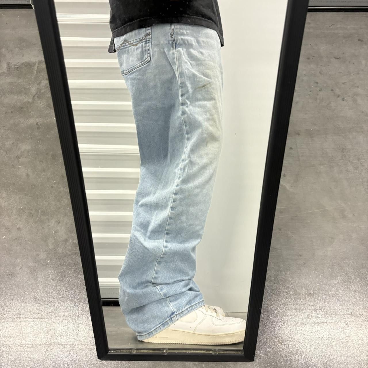Vintage Crazy Vintage Y2K/2000s Super Baggy Skater Style Relaxed Boot Light Wash Denim Jeans! Size US 38 / EU 54 - 2 Thumbnail