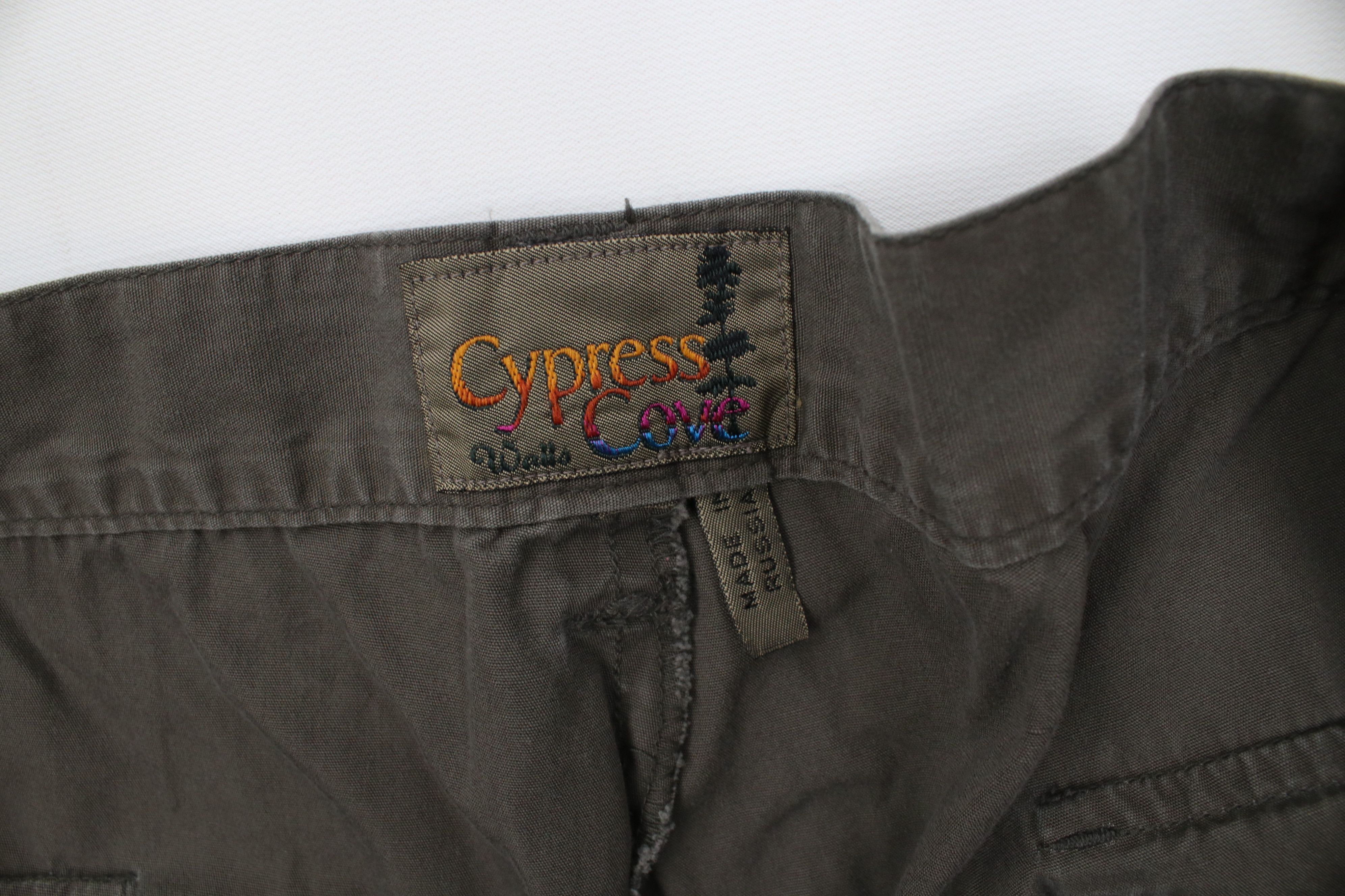 Walls Vintage 90s Walls Wide Leg Trekking Cargo Pants Green Cotton Size US 42 / EU 58 - 8 Thumbnail