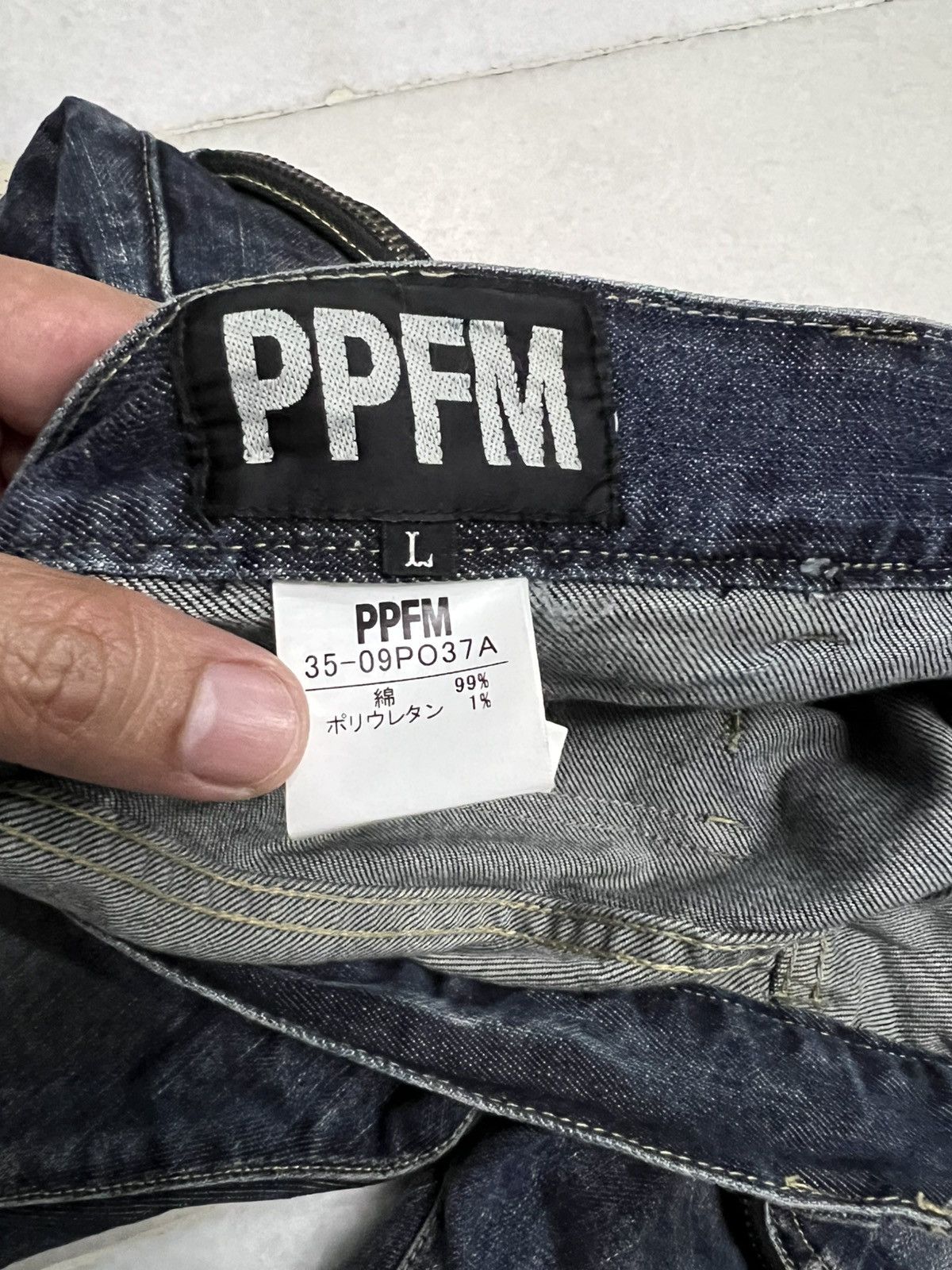 If Six Was Nine × PPFM × Seditionaries 🌈Insane Pocket PPFM Curved Multipocket Punk Jean Size US 35 - 19 Thumbnail