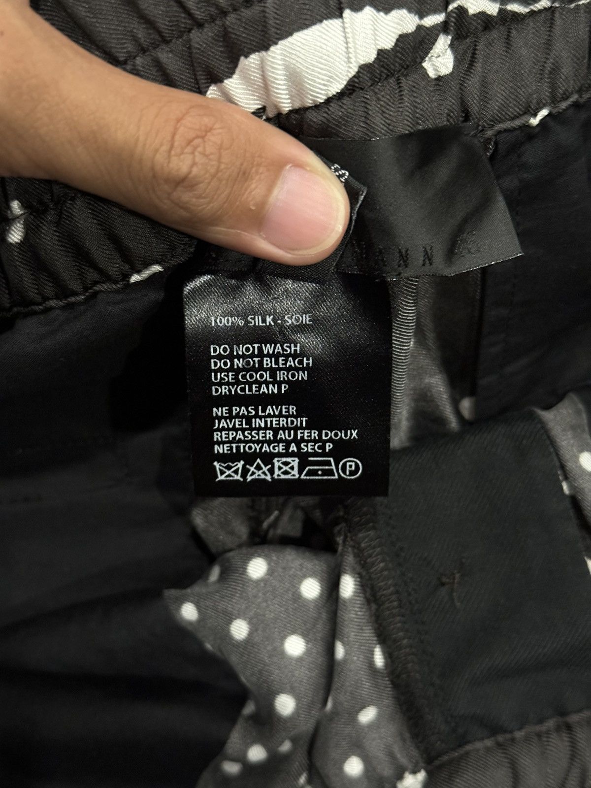 Haider Ackermann Haider Ackermann Black Gaspeite Trousers Size US 30 / EU 46 - 13 Thumbnail