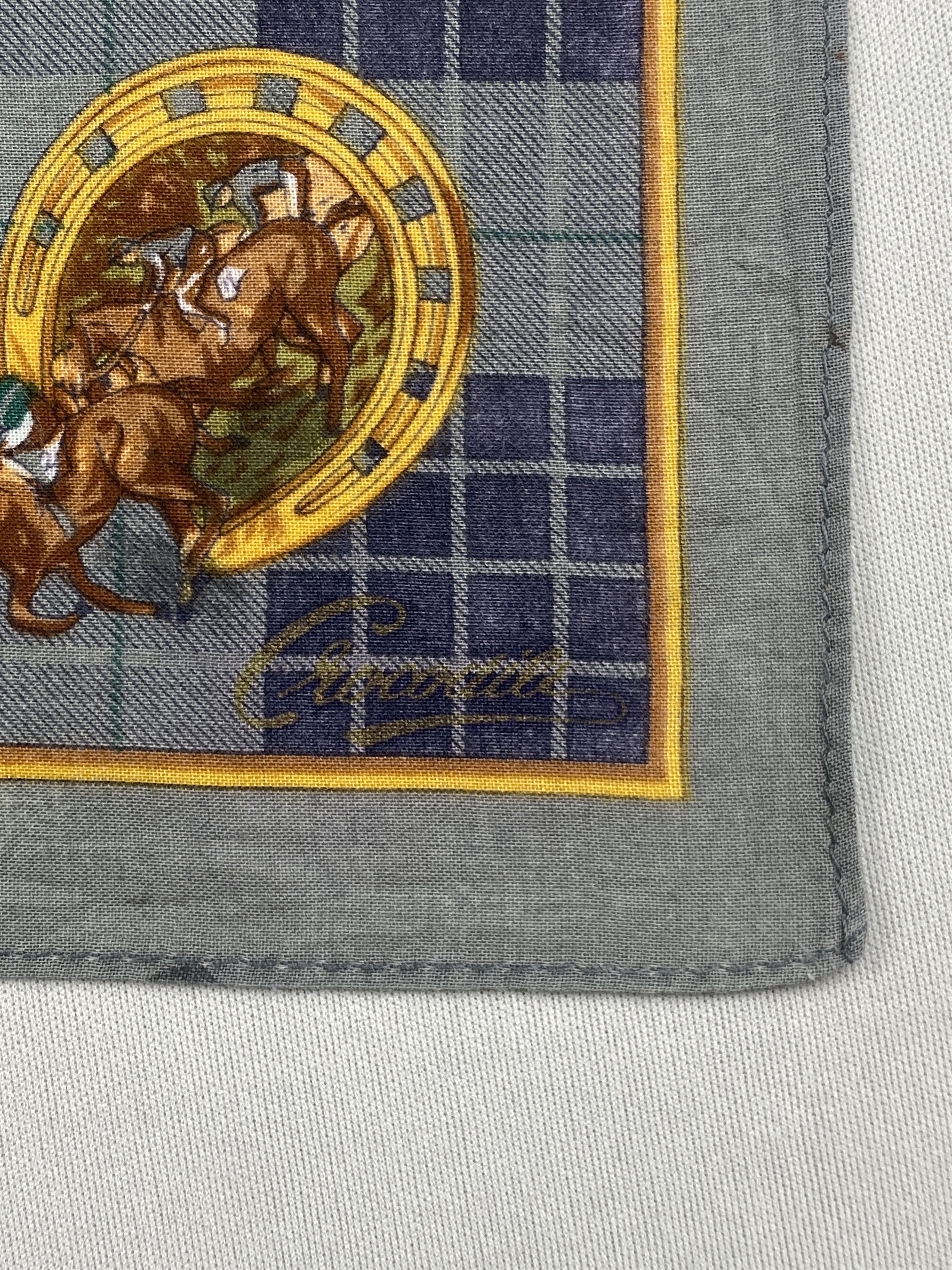 Japanese Brand Vintage Crocodile Handkerchief Pocket Square Bandana HM0030 Size ONE SIZE - 7 Thumbnail