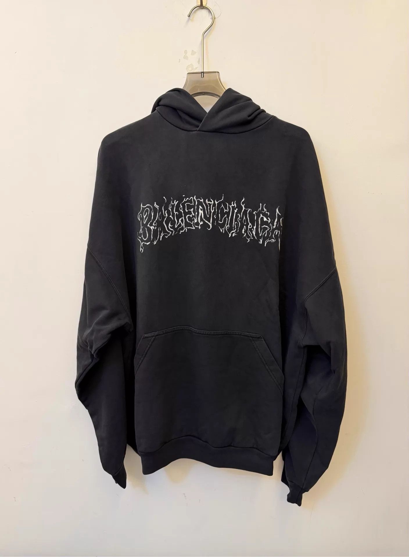 Balenciaga Balenciaga SS24 Logo Oversized Hoodie Unisex Size 4 Size XL / US 12-14 / IT 48-50 - 1 Thumbnail