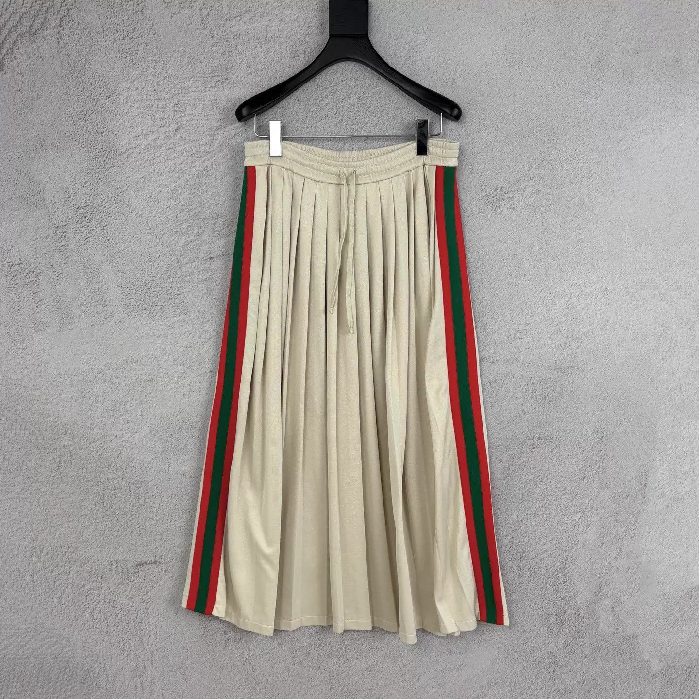 Gucci GUCCI Women's Ivory Side Stripe Long Dress M New Size 27" / US 4 / IT 40 - 1 Thumbnail