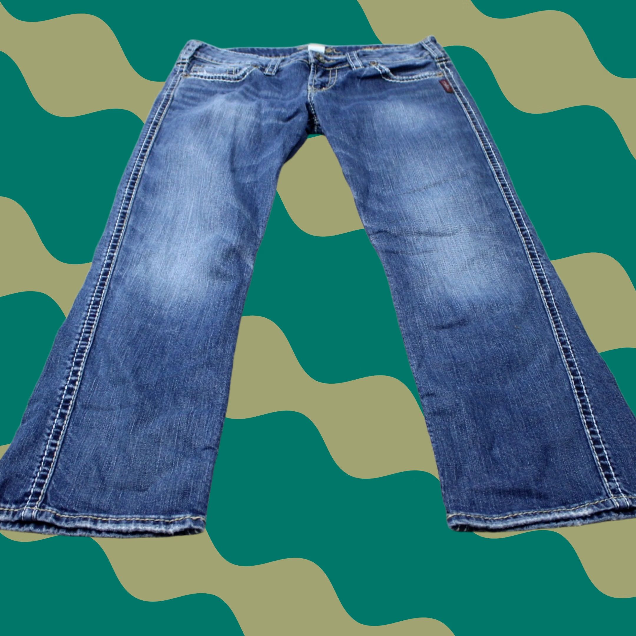 Silver Jeans Co. Silver Jeans Womens 30 Blue Frances Capri Denim 5-Pocket Stretch Inseam 25" Regular Capri Jeans Menus Womens Size 30" / US 8 / IT 44 - 1 Thumbnail