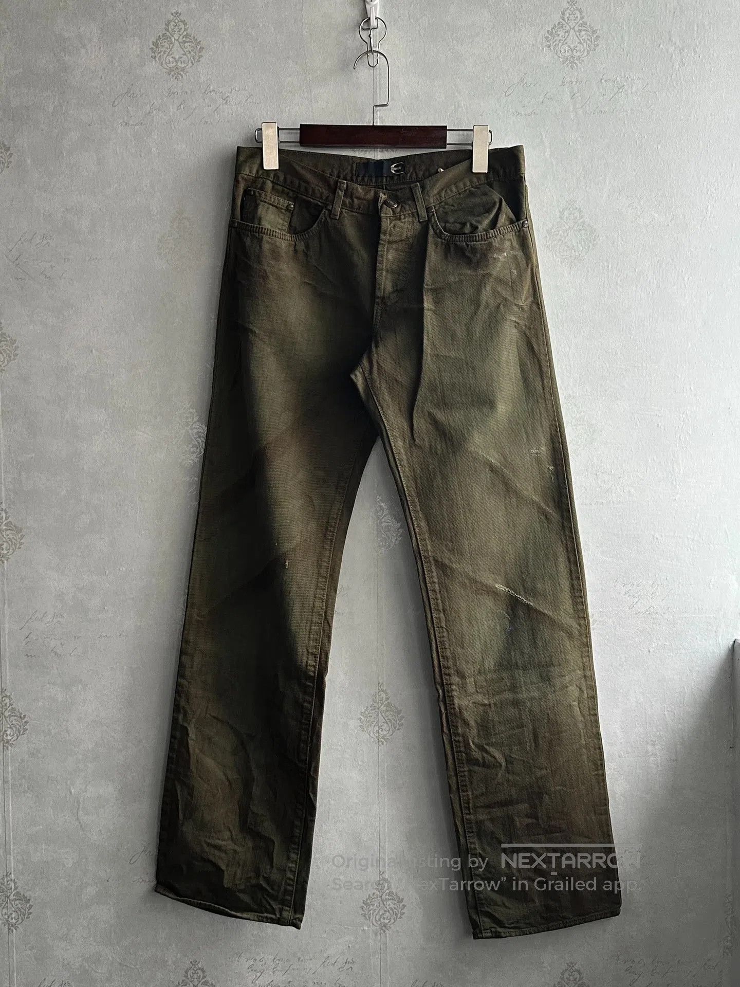 Just Cavalli Just Cavalli 00s Water-washed, faded long pants| Size US 30 / EU 46 - 1 Thumbnail