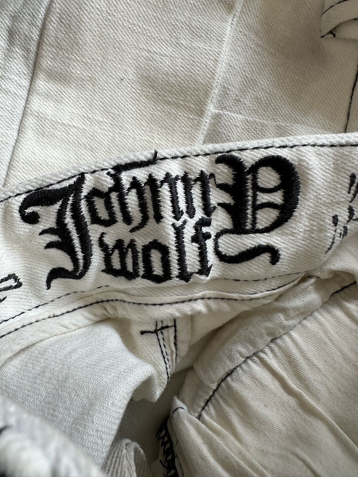 BUFFALO BOBS SS14 Johnny Wolf whiskered Detroit slim denim jrock vkei Size US 31 - 18 Thumbnail