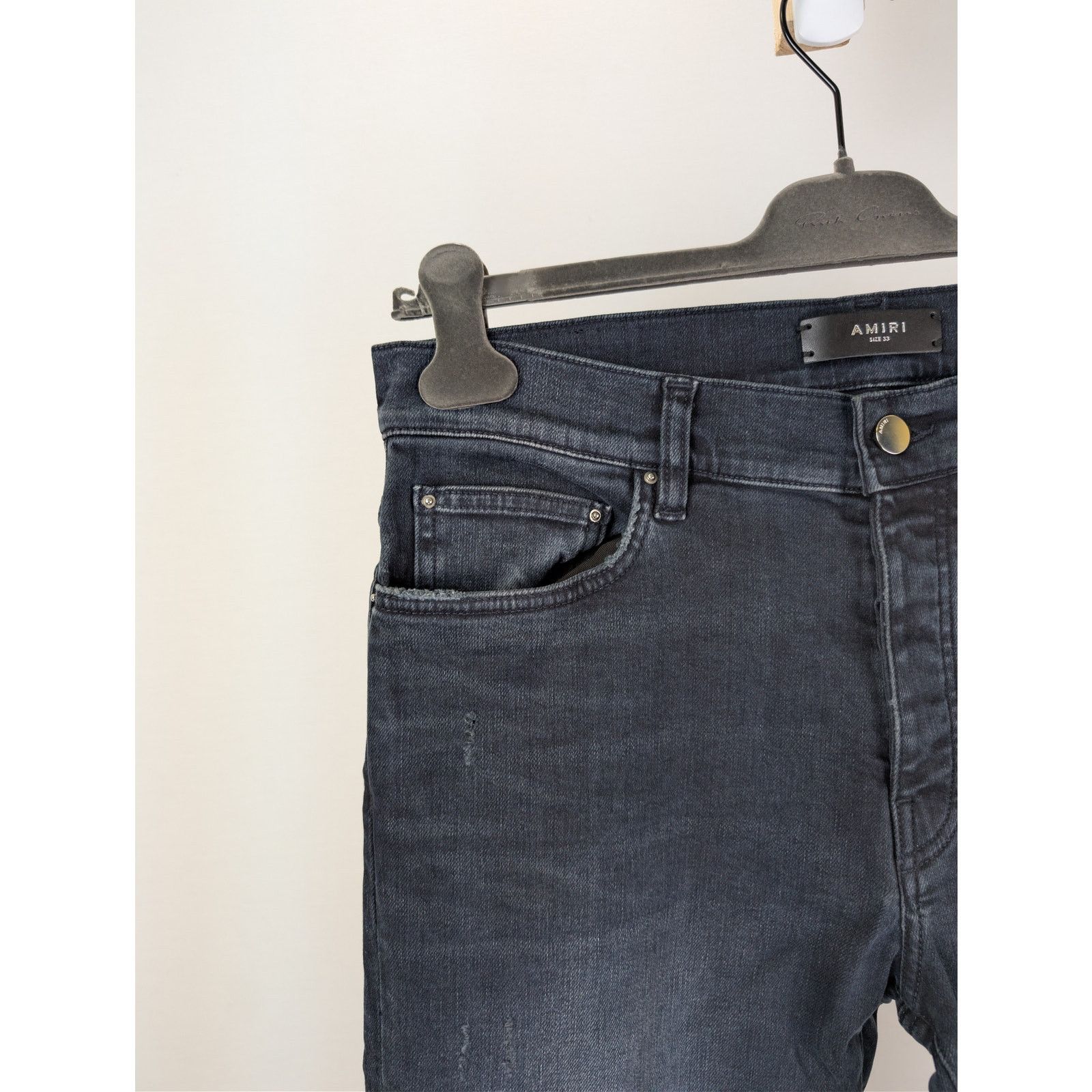 Amiri o1rshd1 Ultra Suede MX1 Denim Jean in Midnight Indigo Size US 36 / EU 52 - 5 Thumbnail
