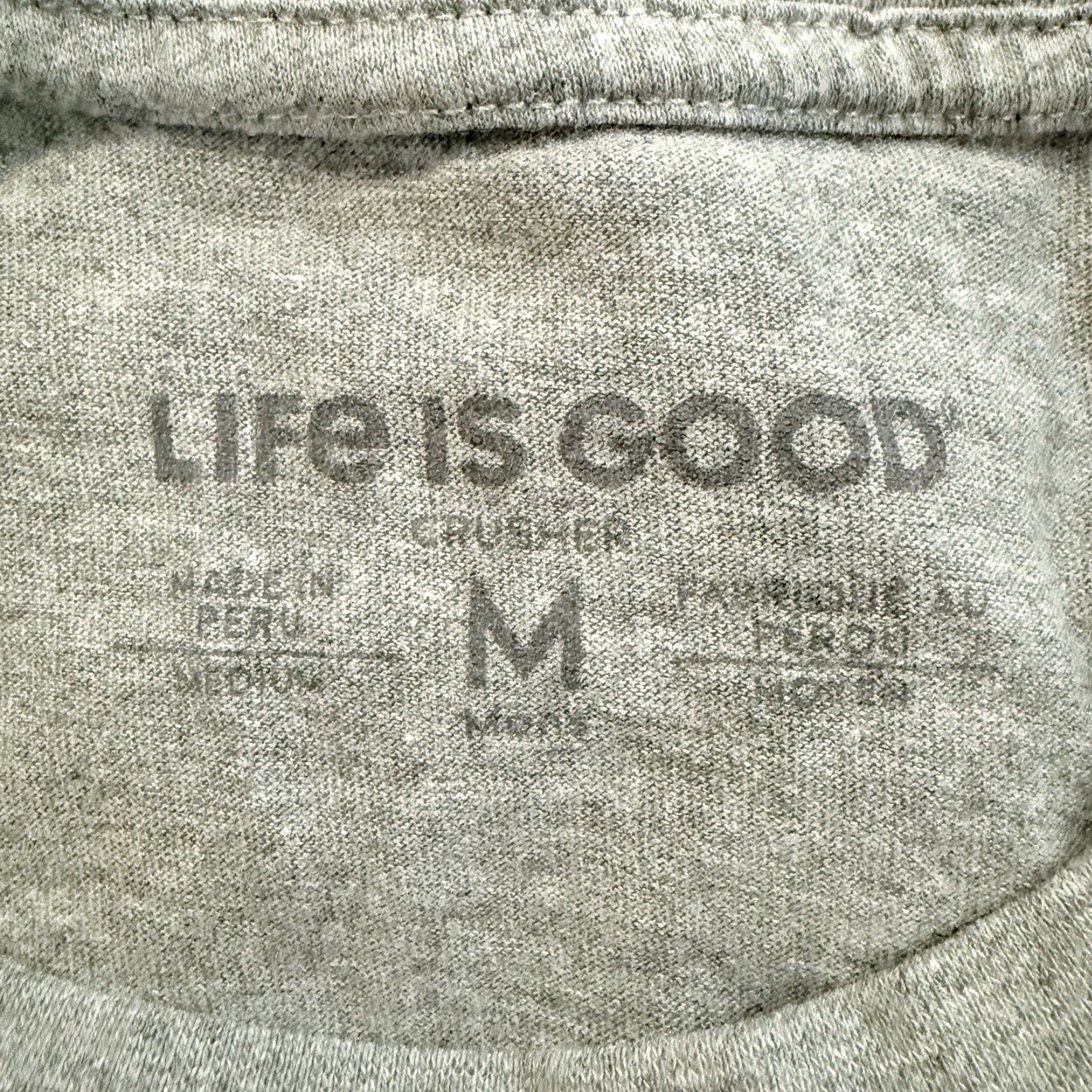 Life is Good VINTAGE Life Is Good Mens T-Shirt 100% Cotton Gray Forest Graphic Tee Adult Medium Size US M / EU 48-50 / 2 - 4 Thumbnail