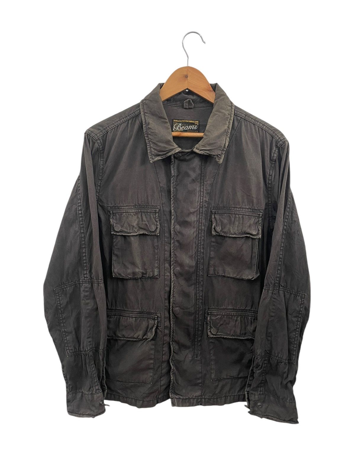 Beams Plus BEAMS PLUS UTILITY MULTIPOCKET JACKET BLACK CARGO JACKET Size US L / EU 52-54 / 3 - 1 Thumbnail