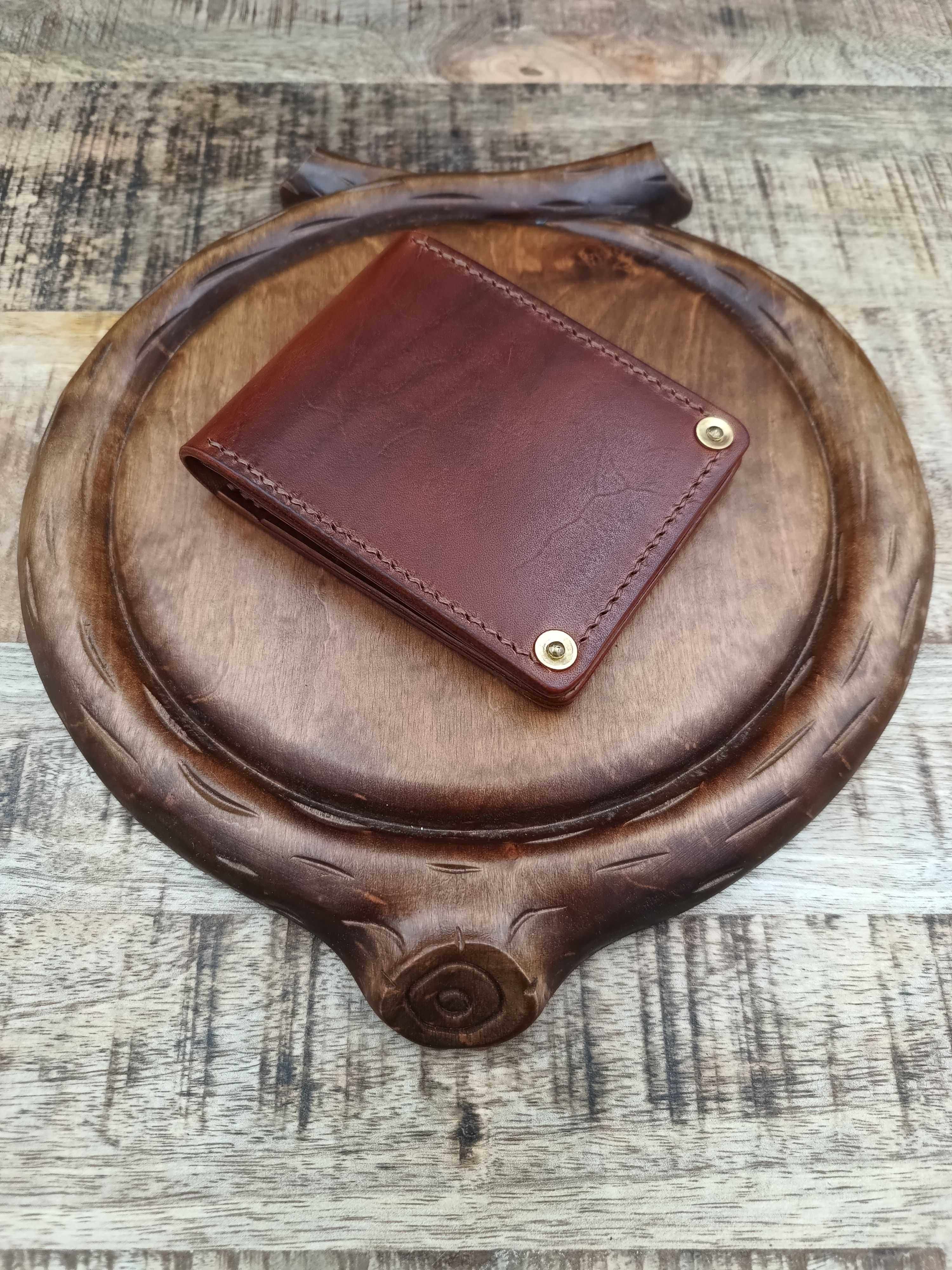 Other Handmade top grain leather wallet cardholder Size ONE SIZE - 1 Thumbnail