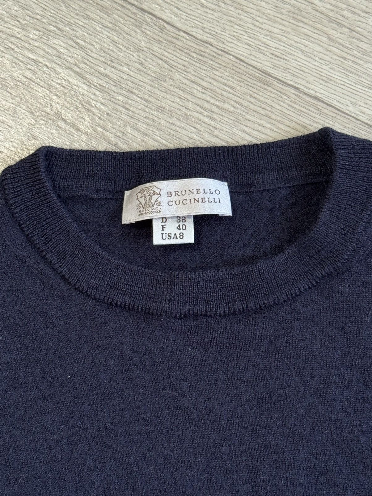 Brunello Cucinelli 🔷Vintage Women’s Brunello Cucinelli Wool/Acrylic Sweater🔷 Size M / US 6-8 / IT 42-44 - 3 Thumbnail