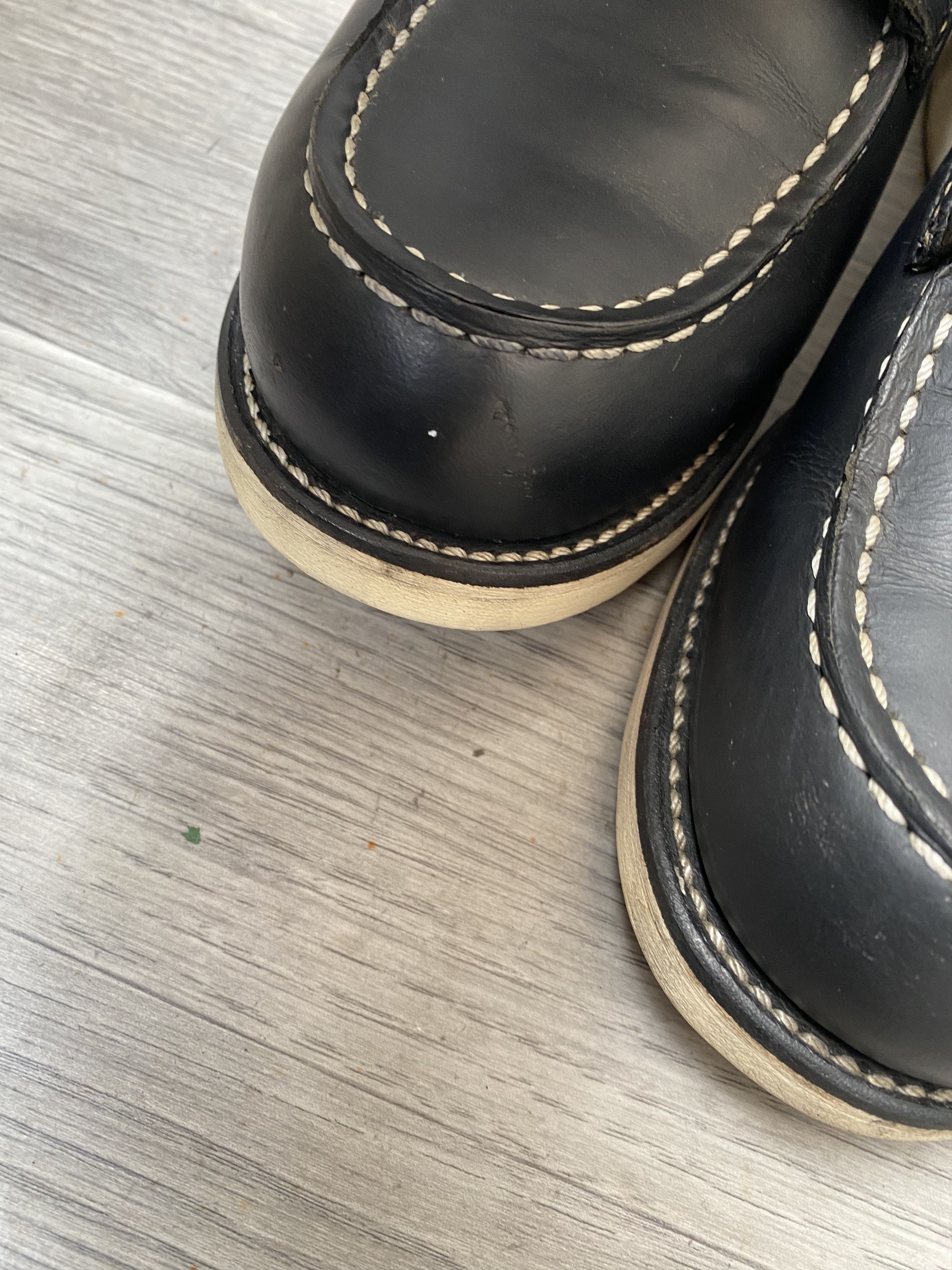Red Wing Red wing moc-toe black leather boots us 8.5 Size US 8.5 / EU 41-42 - 12 Thumbnail