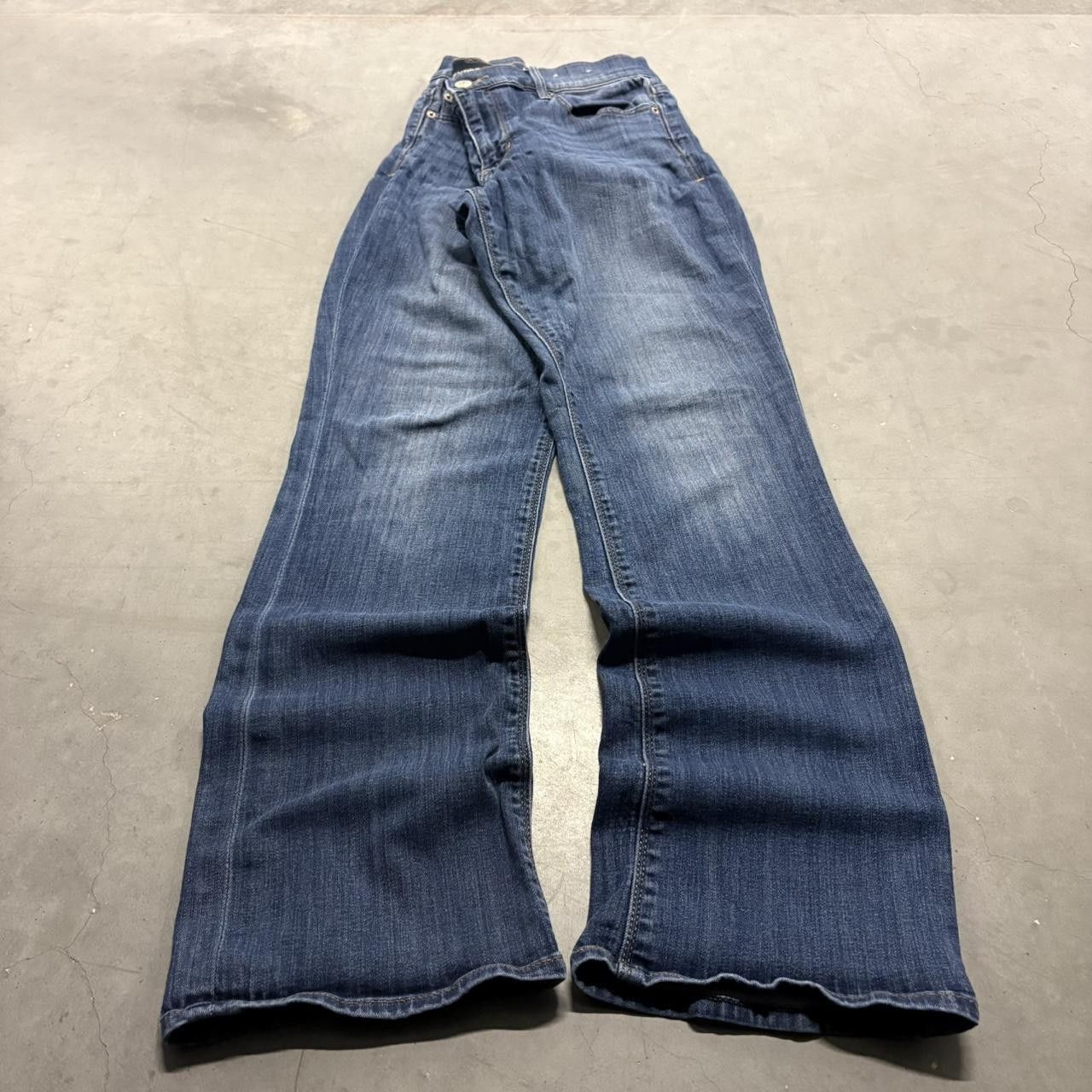メンズ Y2K 00s archive Flare Denim Fade Grunge