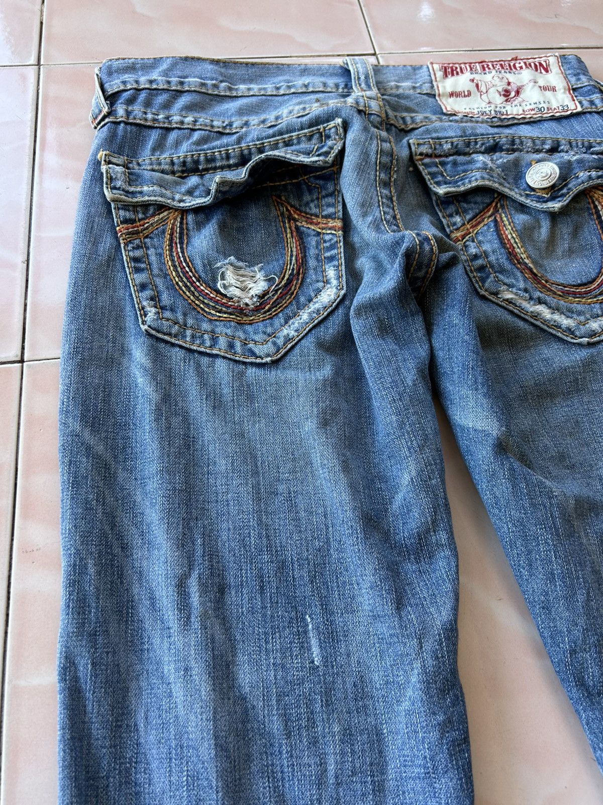 True Religion True Religion Joey Big T Bootcut Flare Jean Size US 30 / EU 46 - 7 Thumbnail