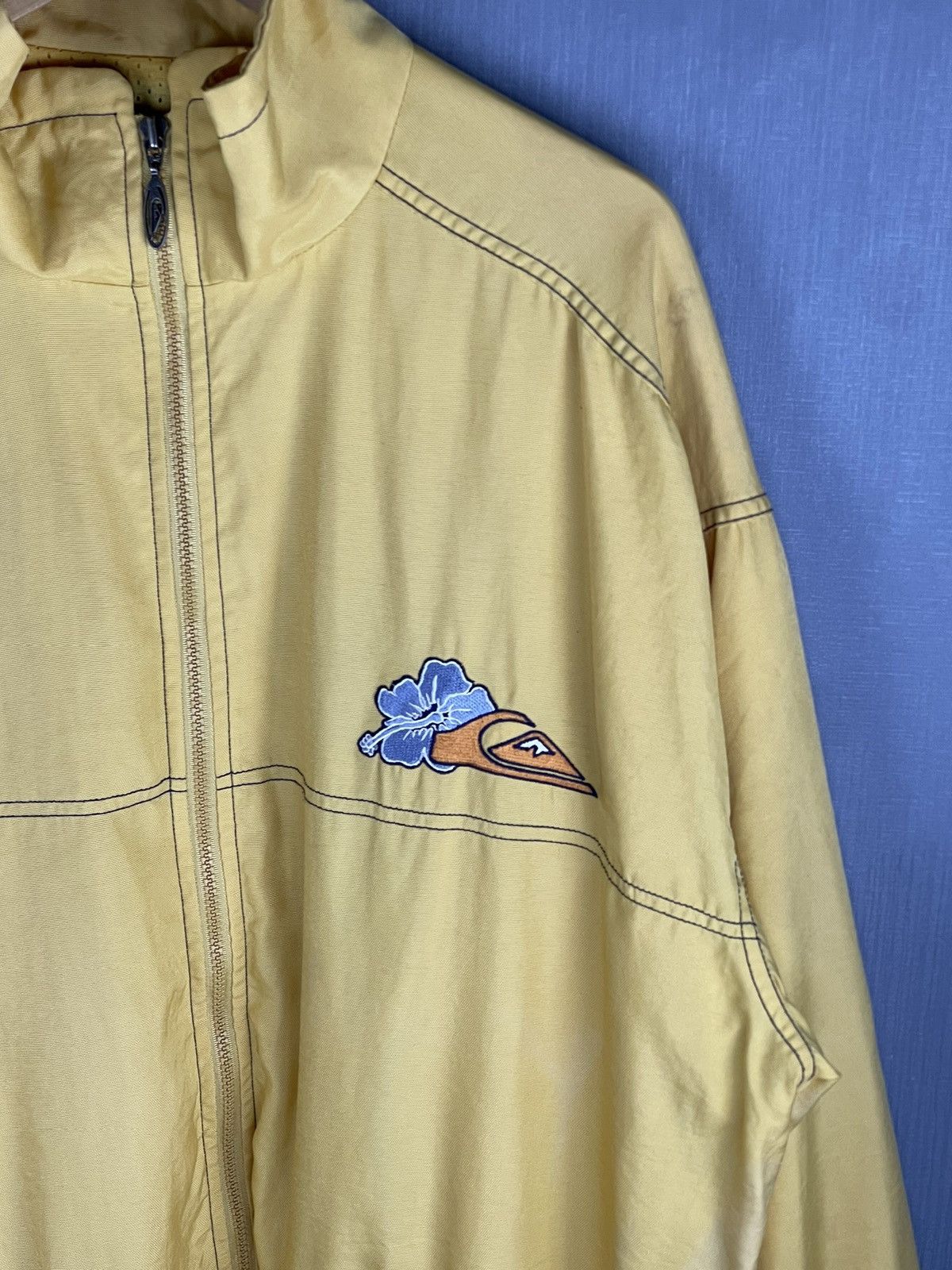 Quiksilver Vintage 90s QUIKSILVER Big Logo Zipper Jacket Size US L / EU 52-54 / 3 - 4 Thumbnail