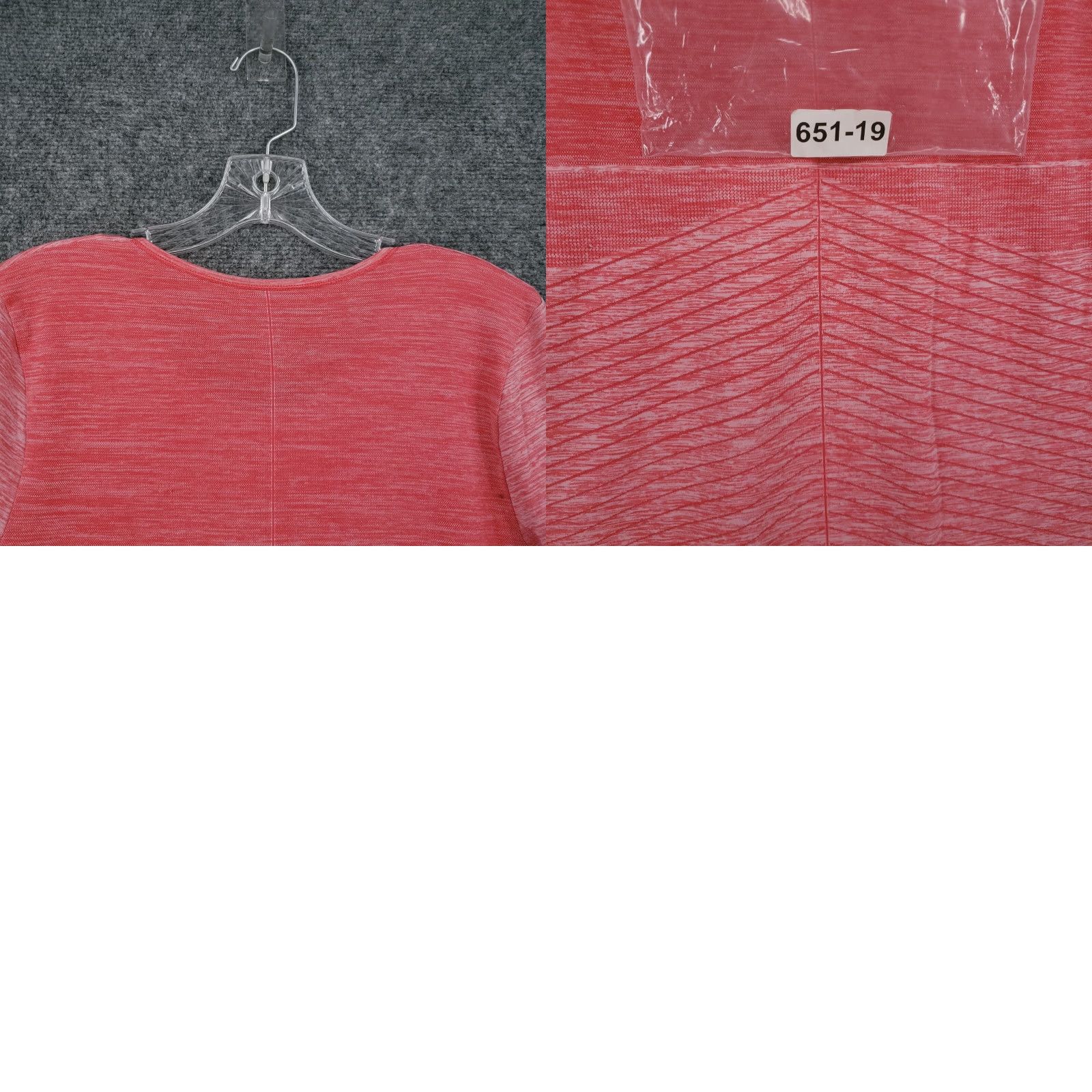 Salomon Salomon Womens L Red Long Sleeve Pullover Round Neck Breathable Lightweight Running Shirt Womens Size L / US 10 / IT 46 - 9 Thumbnail