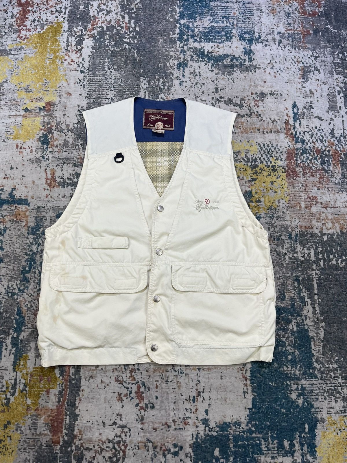 Fjallraven Vtg 90s Fjallraven Utility Outdoor Vest Size US M / EU 48-50 / 2 - 1 Thumbnail