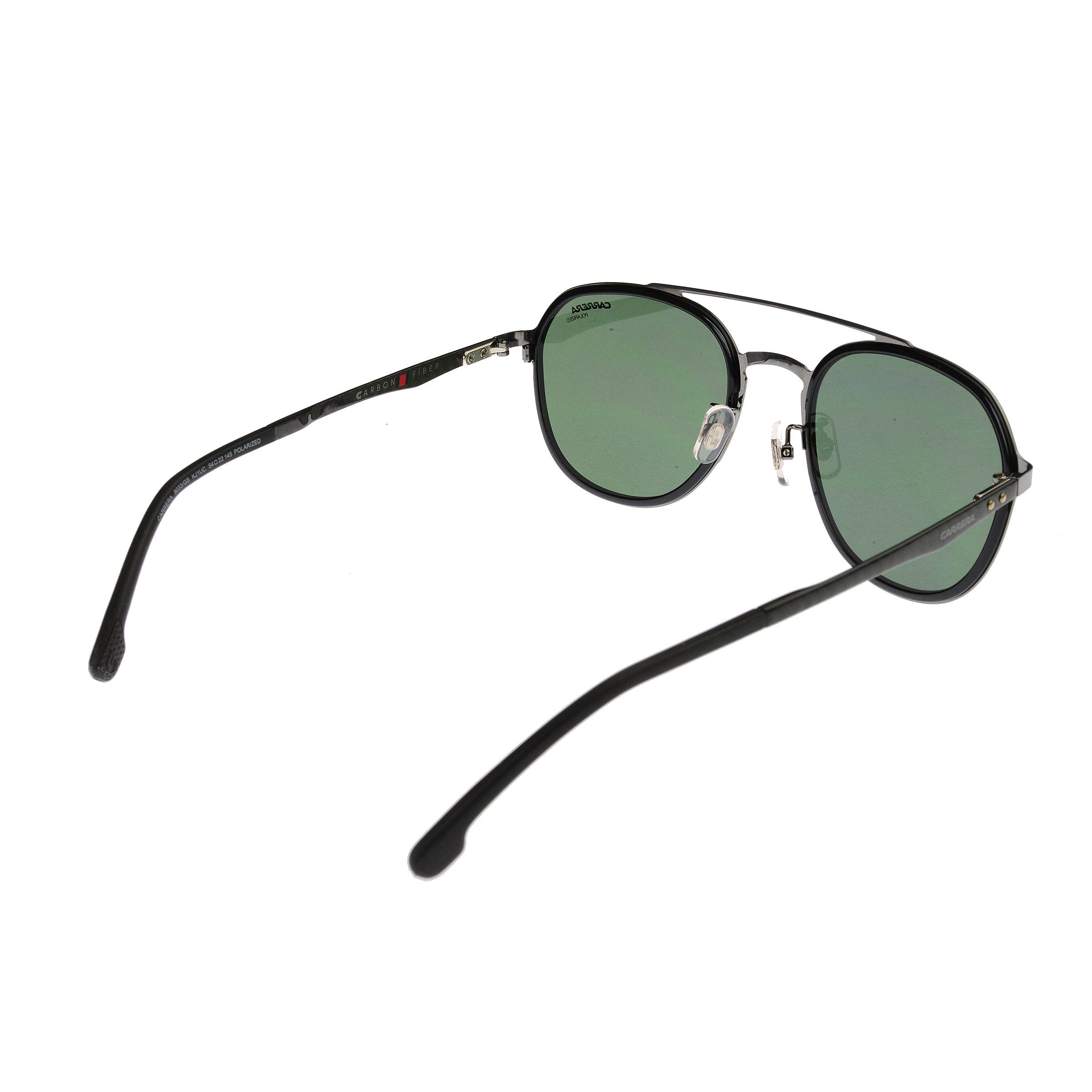 Carrera Carrera '00s Black & Silver Polarized Aviator Sunglasses Size ONE SIZE - 3 Thumbnail