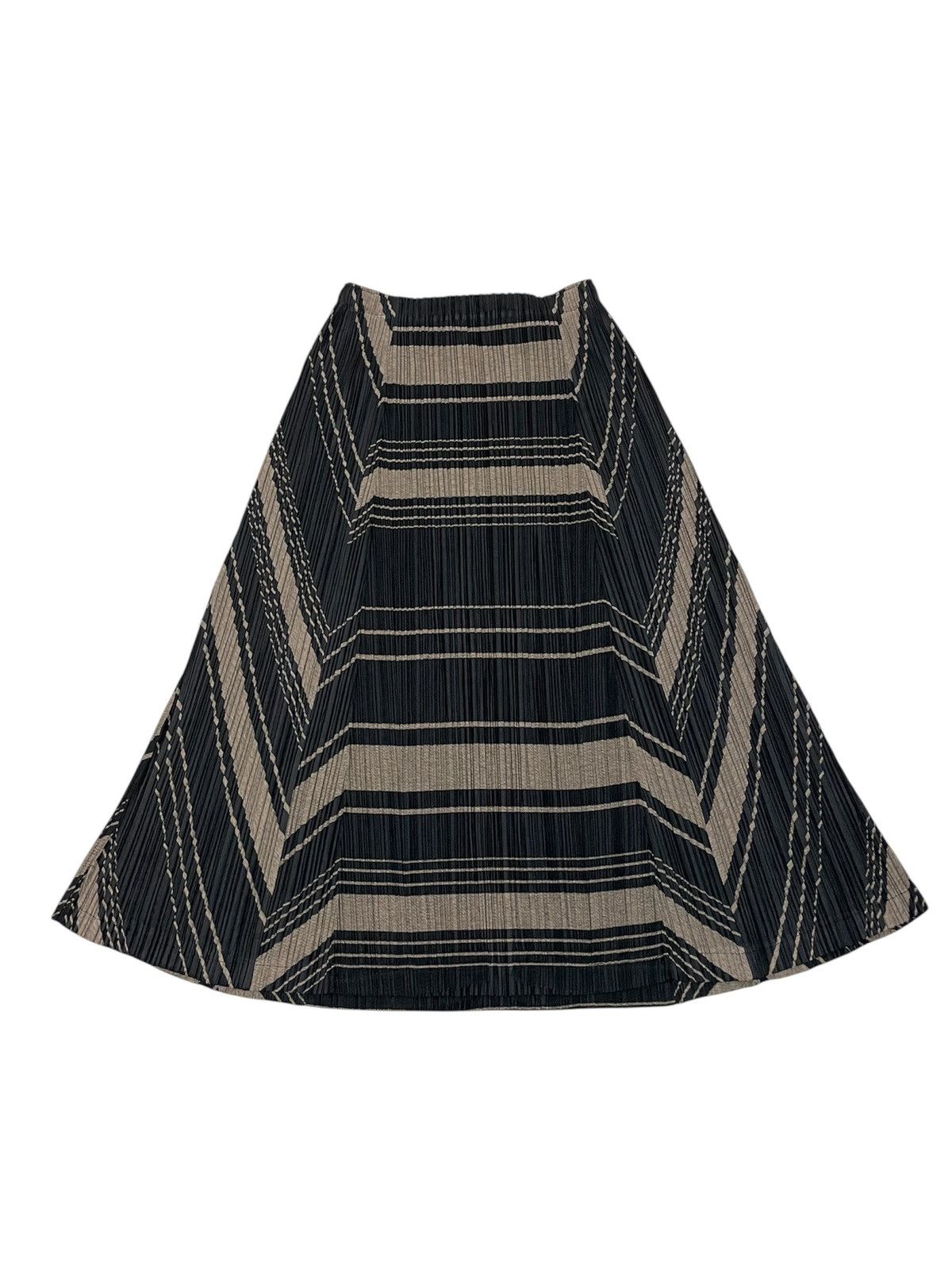 Pleats Please Issey Miyake Issey Miyake Pleats Please PP93 Archive Geometric Midi Skirt Size 30" / US 8 / IT 44 - 2 Thumbnail