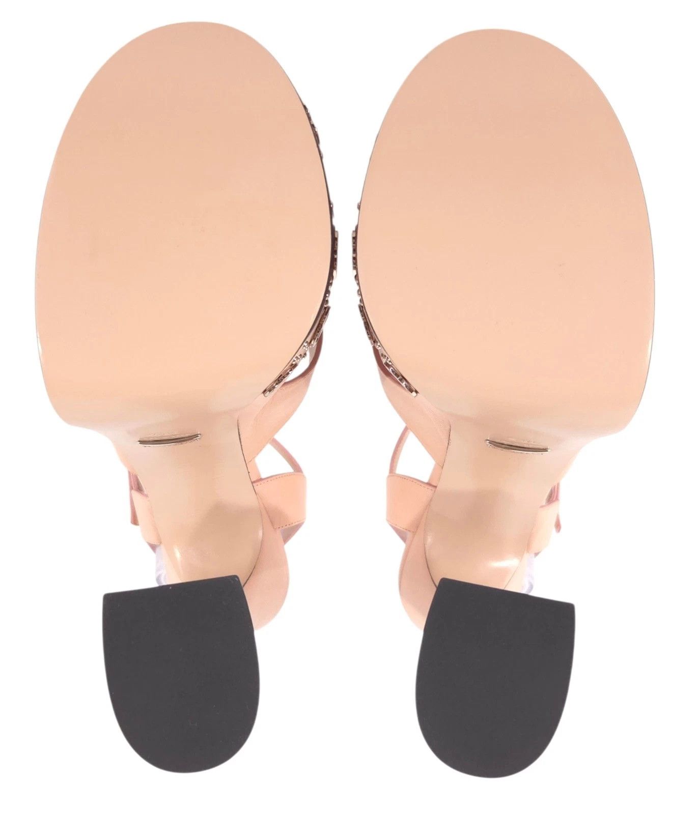 Gucci Gucci Malaga Kid Perfect Pink GG Studded Platform Sandal 8.5 Size US 8.5 / IT 38.5 - 10 Thumbnail