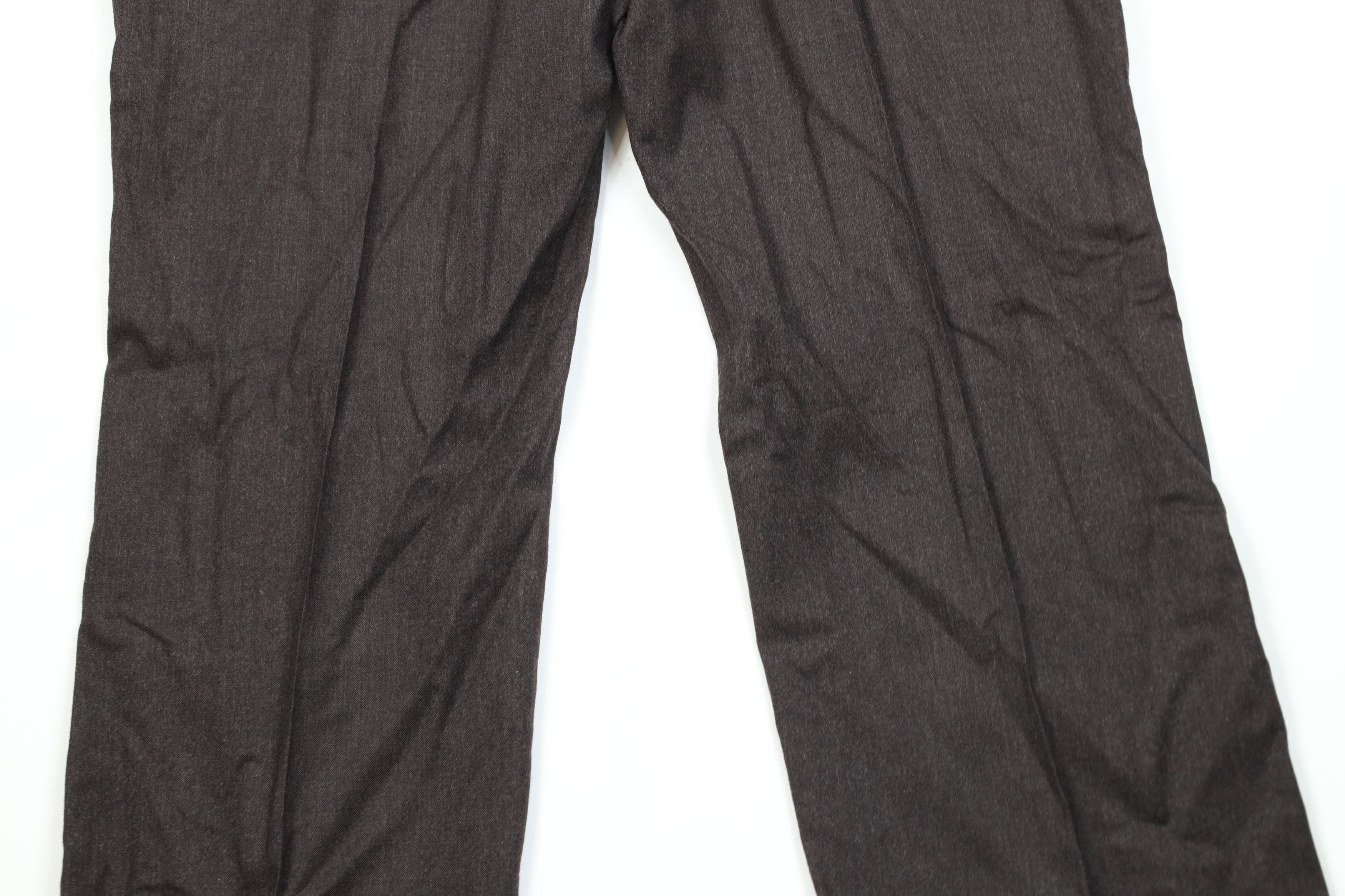 Vintage Vintage 70s Streetwear Wide Leg Chino Pants Dark Brown USA Size US 36 / EU 52 - 10 Thumbnail