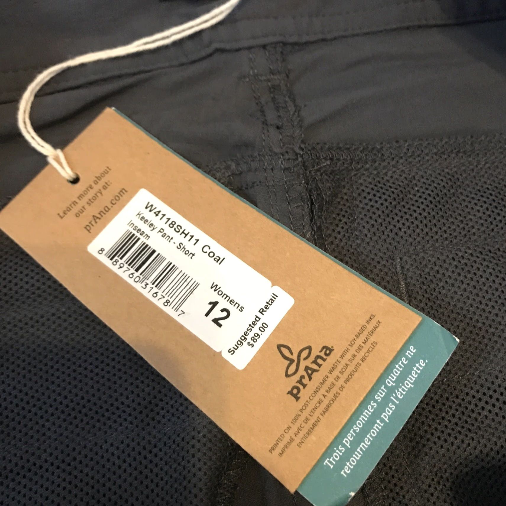 Prana prAna Women’s Pant Hiking Pants 12 Gray Keeley Pant Regular (Bootcut) Stretch N N? Size 34" / US 12 / IT 48 - 5 Thumbnail