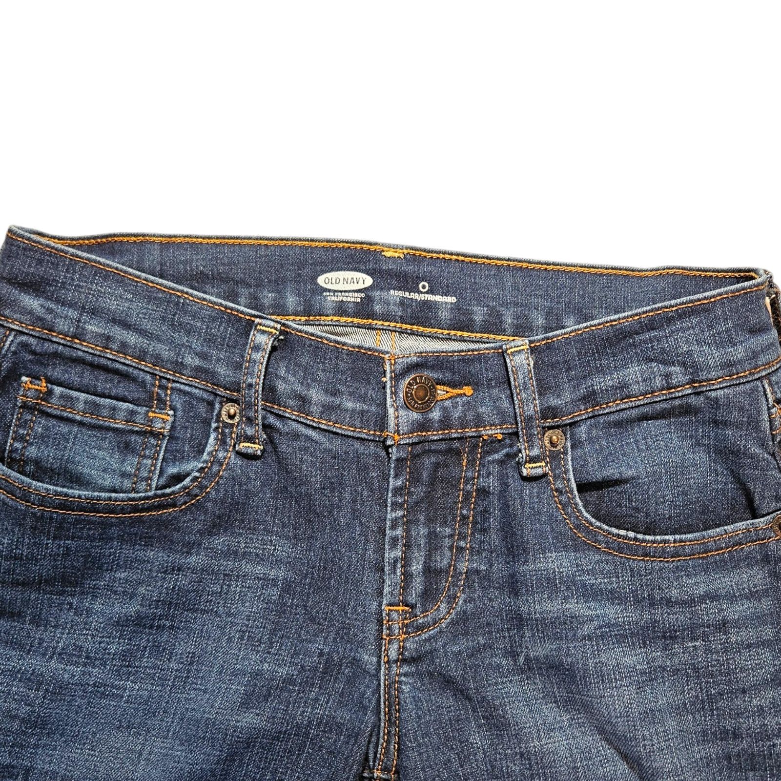 Old Navy EUC Old Navy Original Skinny Jeans Sz. 0 Regular Dark Wash Size 25" / US 0 / IT 36 - 4 Thumbnail