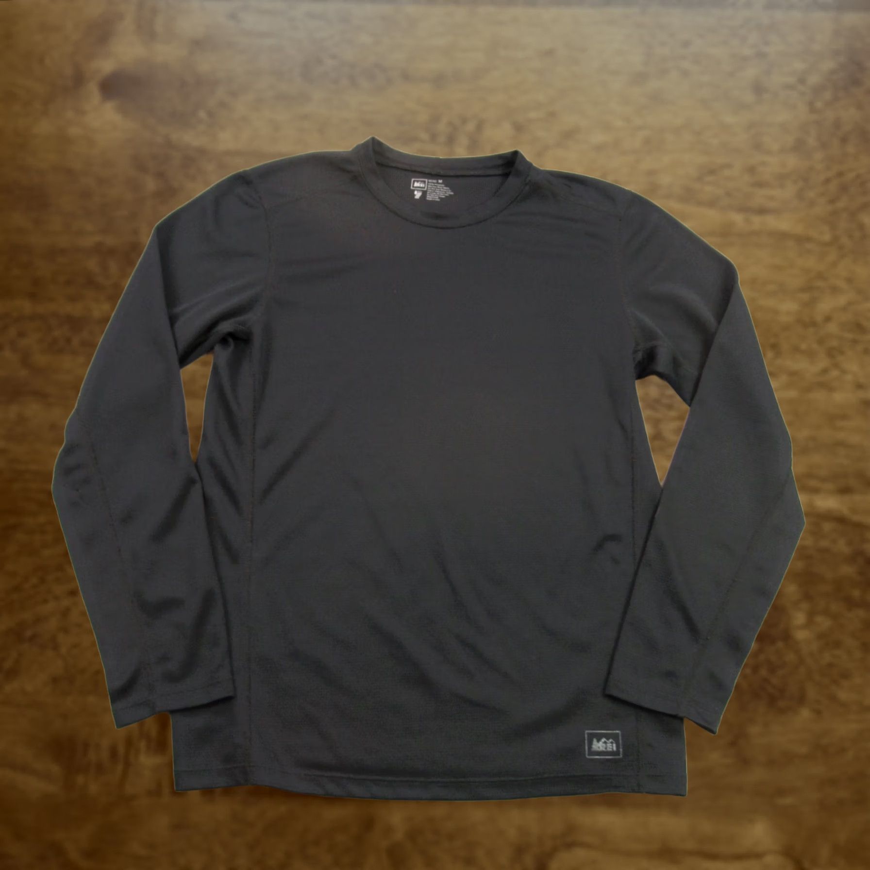 Vintage REI Shirt Mens Medium Black Long Sleeve Crew Neck Stretch Lightweight Shirt Size US M / EU 48-50 / 2 - 1 Thumbnail