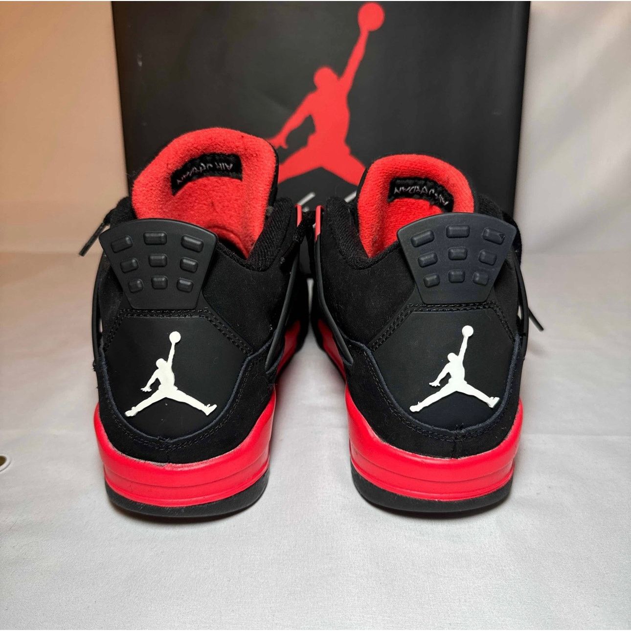 Jordan Brand × Nike Size 6.5 - Nike Air Jordan 4 Retro GS Red Thunder Size US 6.5 / EU 39-40 - 5 Thumbnail