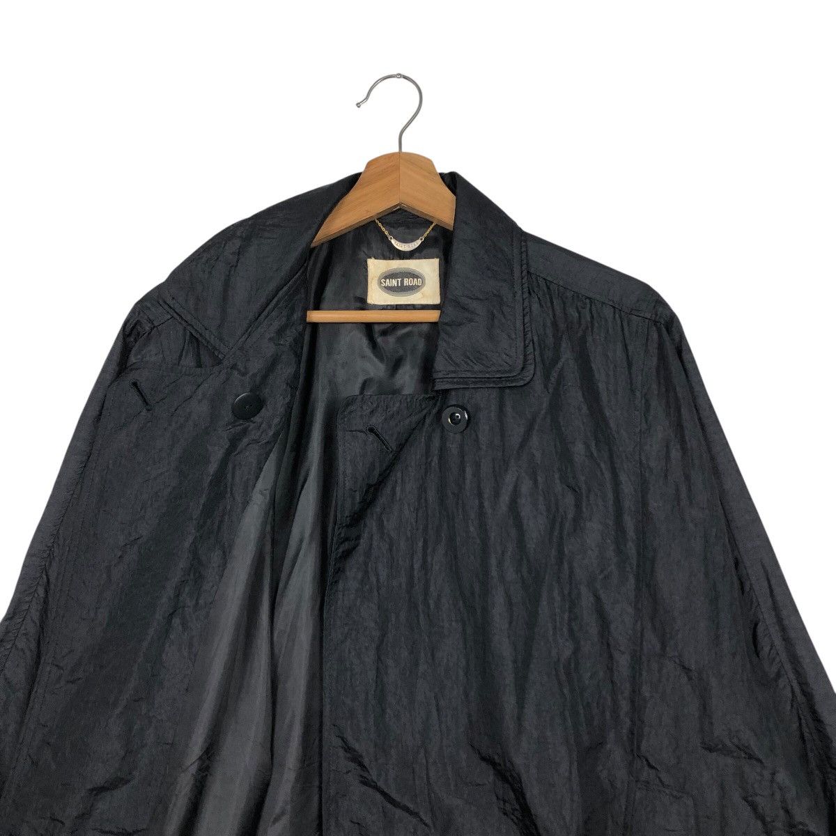 Designer 📌Rich Black - Vintage Fly Jacket Oversized Saint Road Japan Size US M / EU 48-50 / 2 - 14 Thumbnail