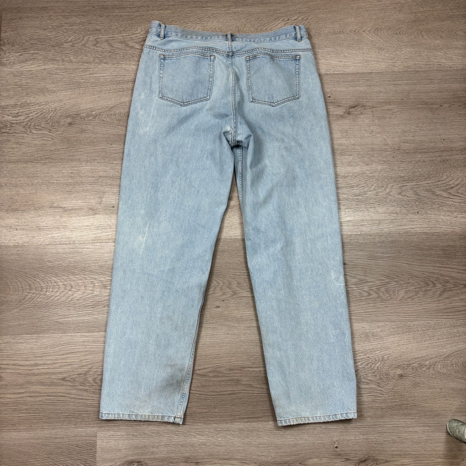 A.P.C. A.P.C. Jean Martin High Rise Wide Taper Leg Jeans Mens 36x30 Size US 36 / EU 52 - 3 Thumbnail