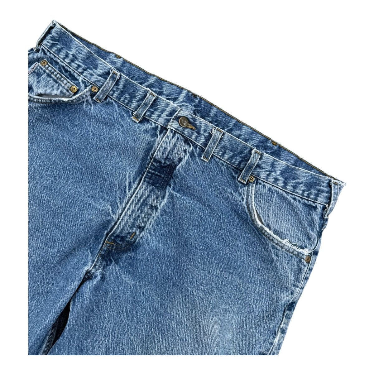 Carhartt Vintage Carhartt B17 Straight Leg Denim Jeans Faded Blue 44 Size US 44 / EU 60 - 2 Thumbnail