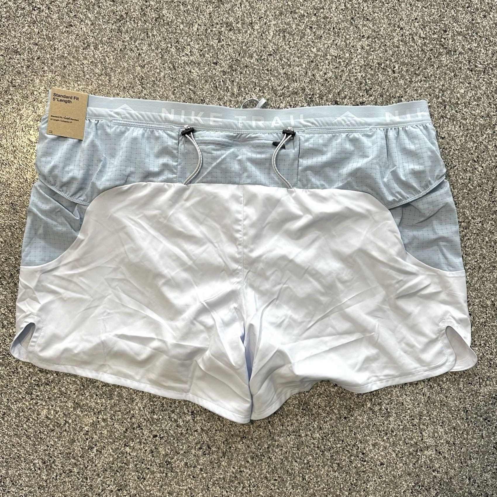 Nike Nike Trail Running Shorts XL Men Blue 5” Second Sunrise Dri Fit ADV HJ3572-085 2020s Outdoor Athletic Lined Shorts Size US 36 / EU 52 - 6 Thumbnail