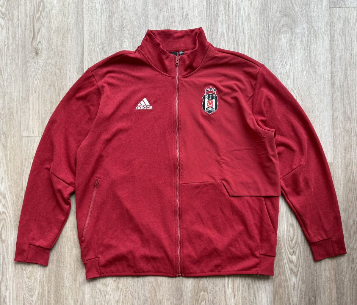 Adidas Adidas 2023 Besiktas Football Soccer Track Jacket Size US XXL / EU 58 / 5 - 1 Thumbnail
