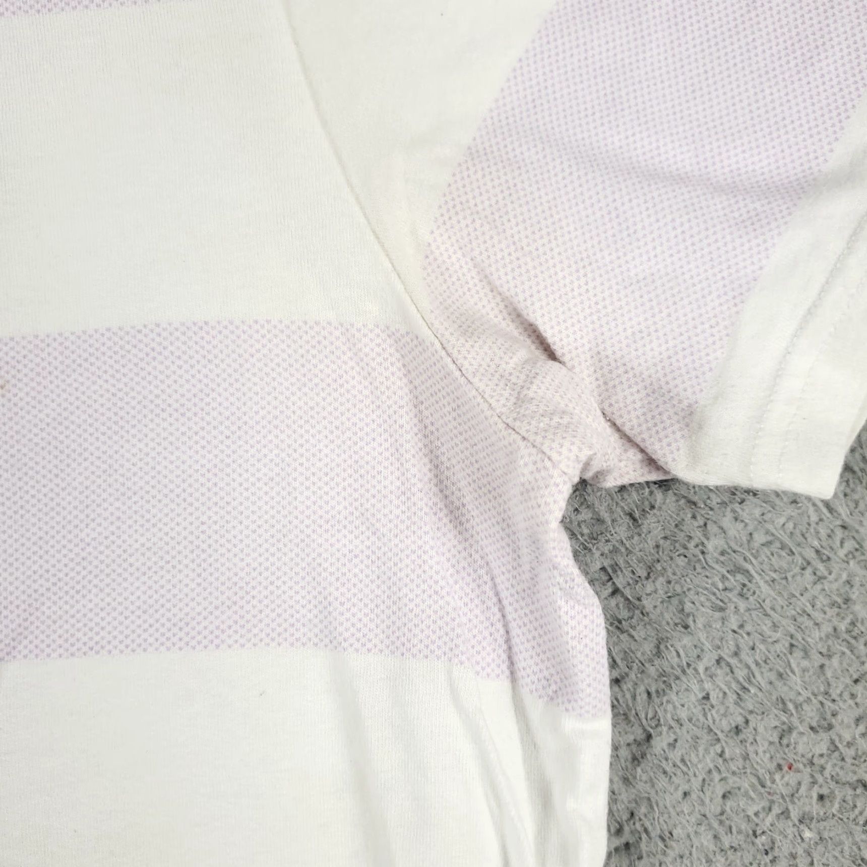 Original Penguin Original Penguin T-Shirt Mens XL Purple White Striped Casual Short Sleeve Size US XL / EU 56 / 4 - 4 Thumbnail