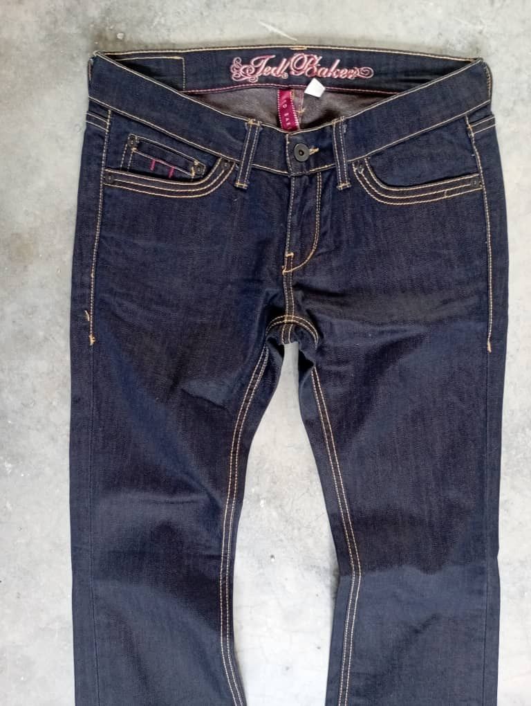 Tornado Mart Flare Jeans Mud Rusty Ted Baker Bootcut Jeans Like New Size US 29 - 3 Thumbnail