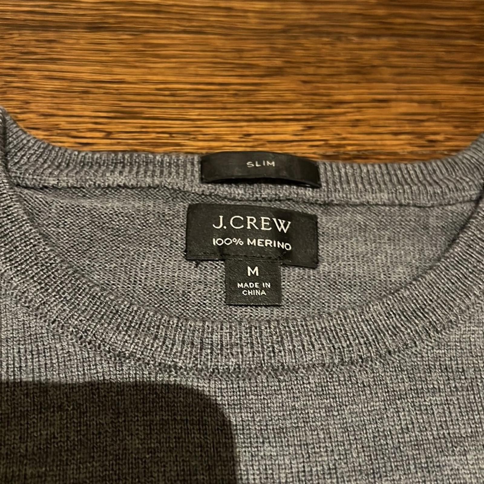 J.Crew J.Crew Gray Merino Sweater. Medium Size US M / EU 48-50 / 2 - 4 Thumbnail