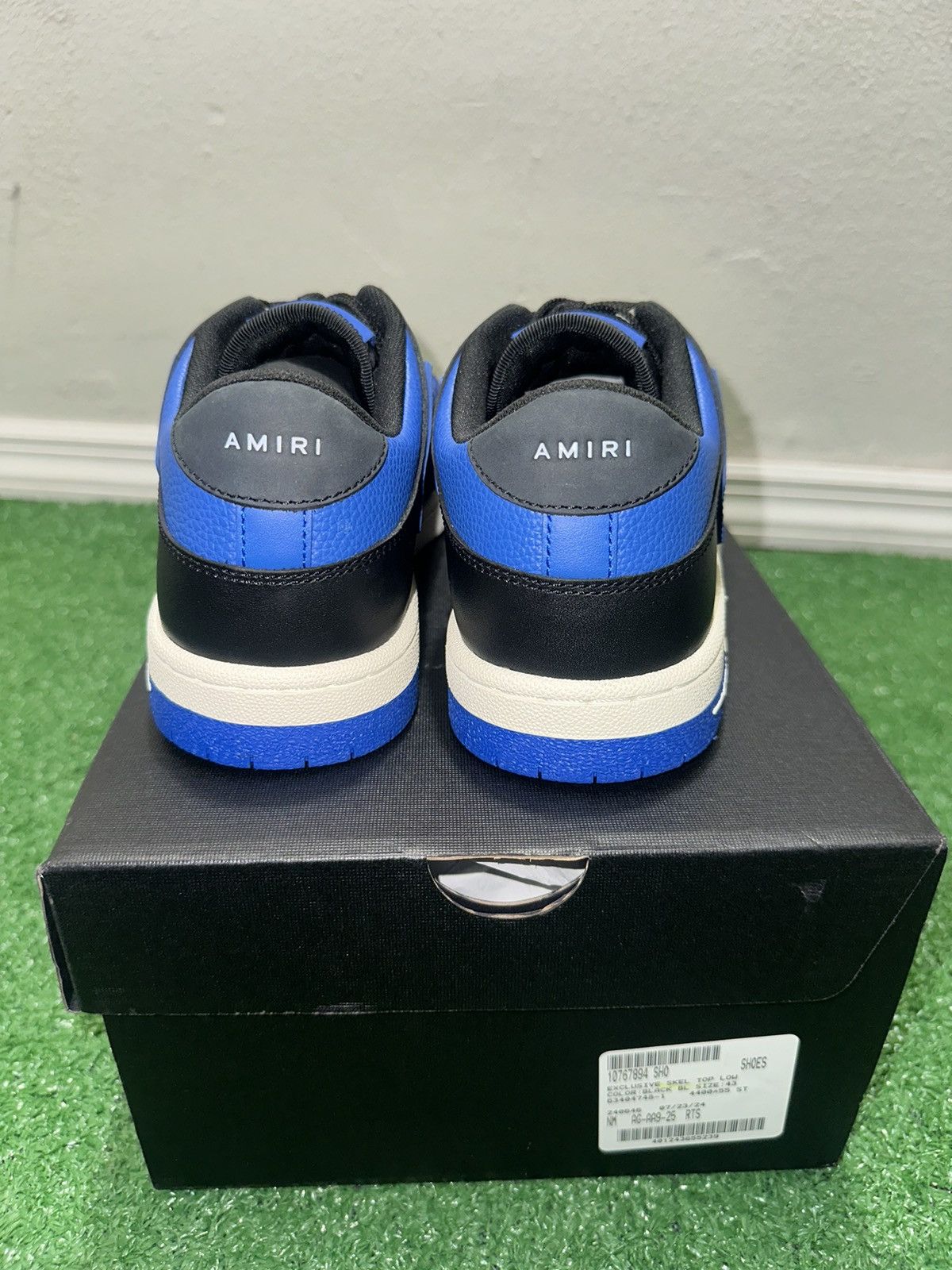 Amiri Amiri blue Skeleton Sneakers Size US 8 / EU 41 - 2 Thumbnail