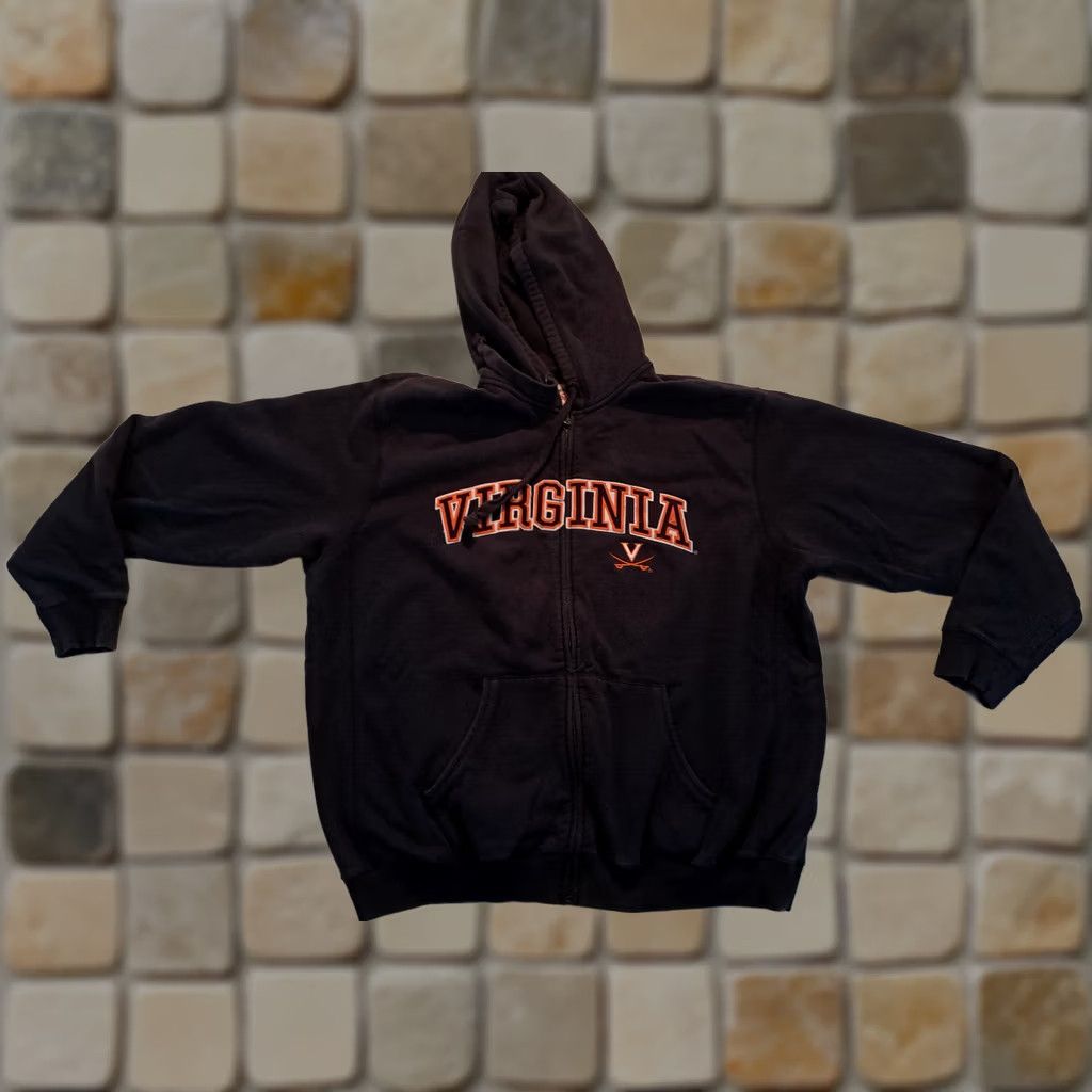 Vintage Virginia Cavaliers XXL Black Heavy Cotton Sweatshirt Size US XXL / EU 58 / 5 - 1 Thumbnail