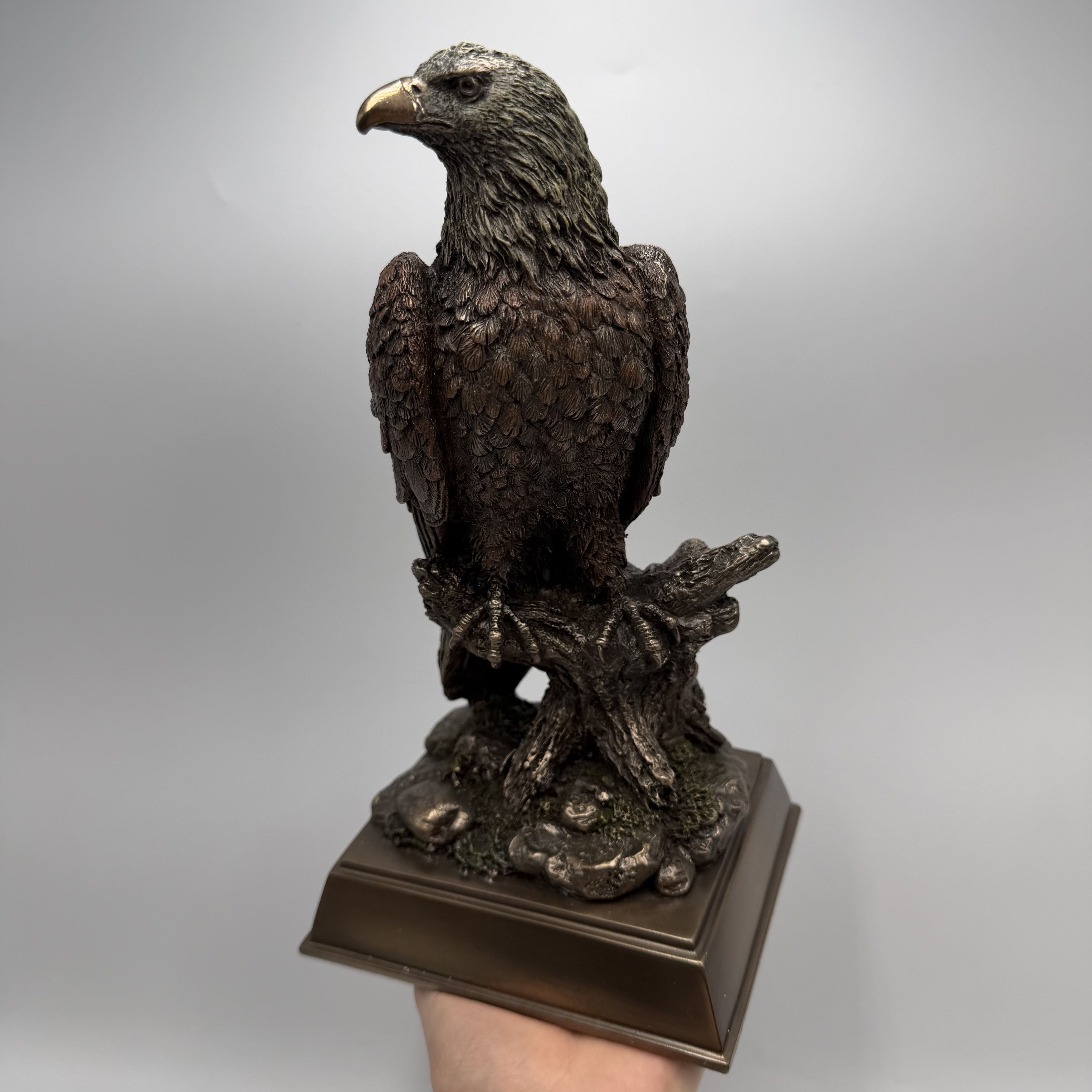 Other Eagle Statue Bronze Finish Polystone Figurine Size ONE SIZE - 7 Thumbnail