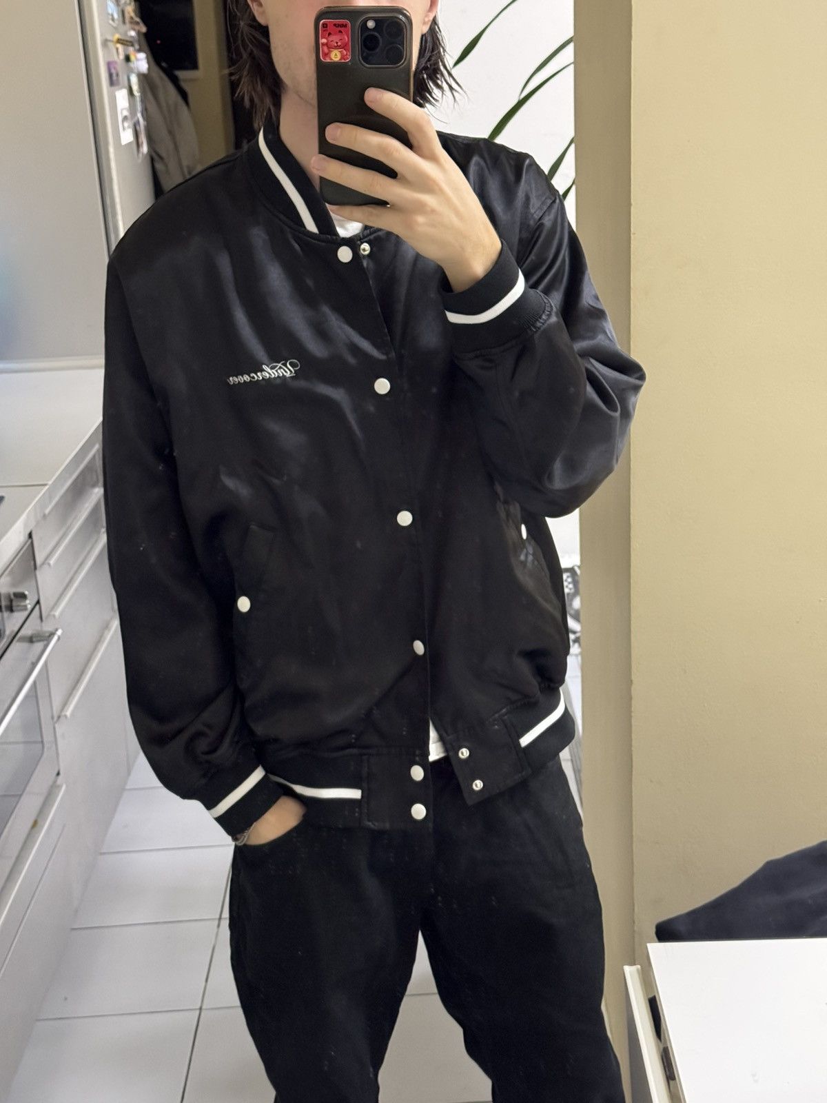 Undercover Ss22 Undercover Noise Stadium Jacket(Black/L) Size US L / EU 52-54 / 3 - 3 Thumbnail