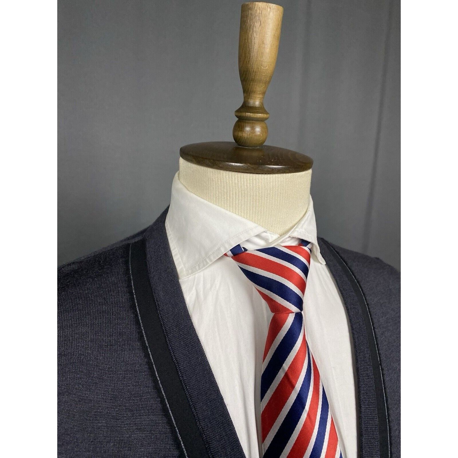 Dior Dior Homme Men's Gray Wool Silk Vest Size M Size US M / EU 48-50 / 2 - 6 Thumbnail