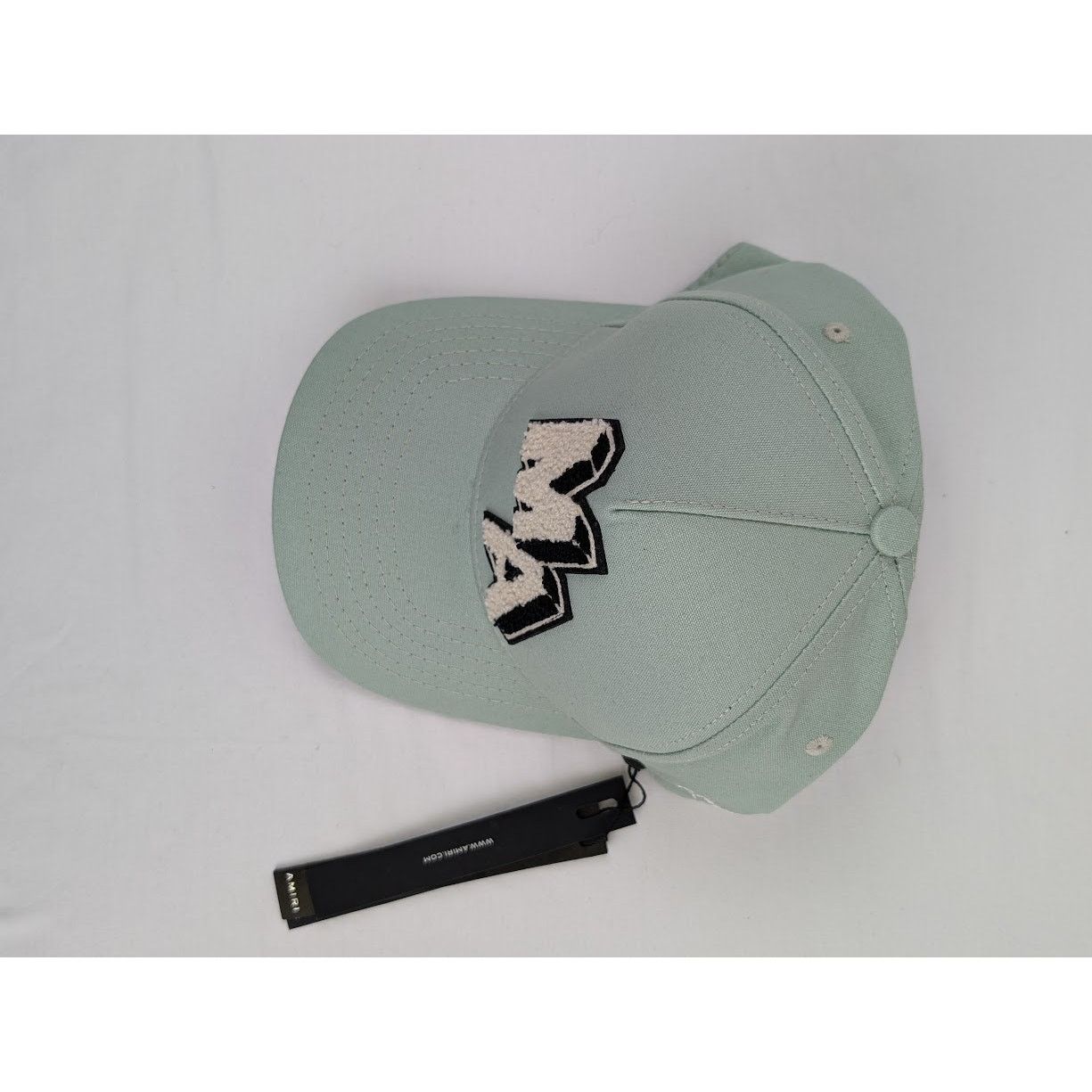 Amiri o1rshd1 Q:2 / Size: OS / Chenille MA Patch Canvas Hat/Cap Size ONE SIZE - 6 Thumbnail